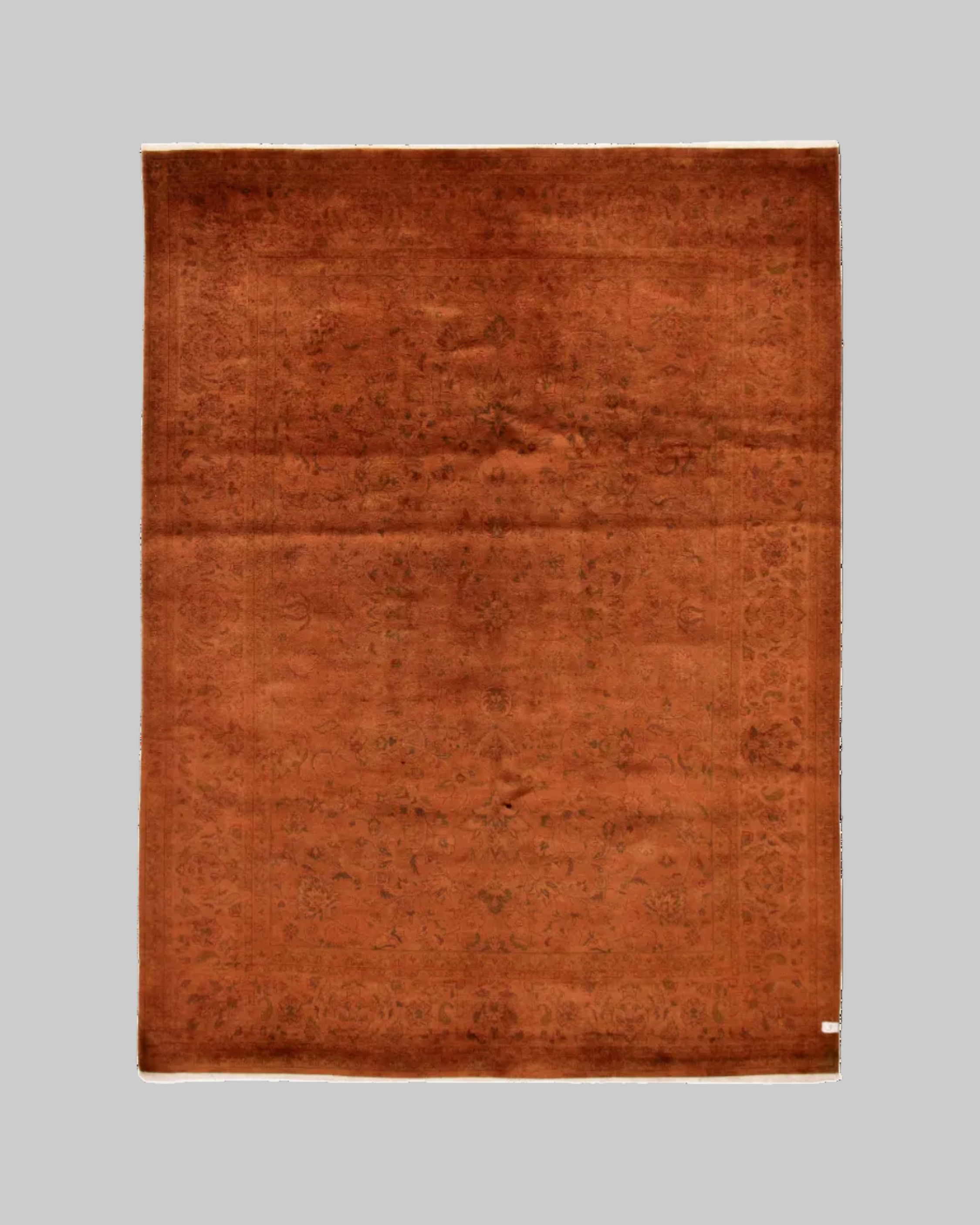 overdyed rug in foxglove 254 x 343 cm by catalog:three | The Oblist