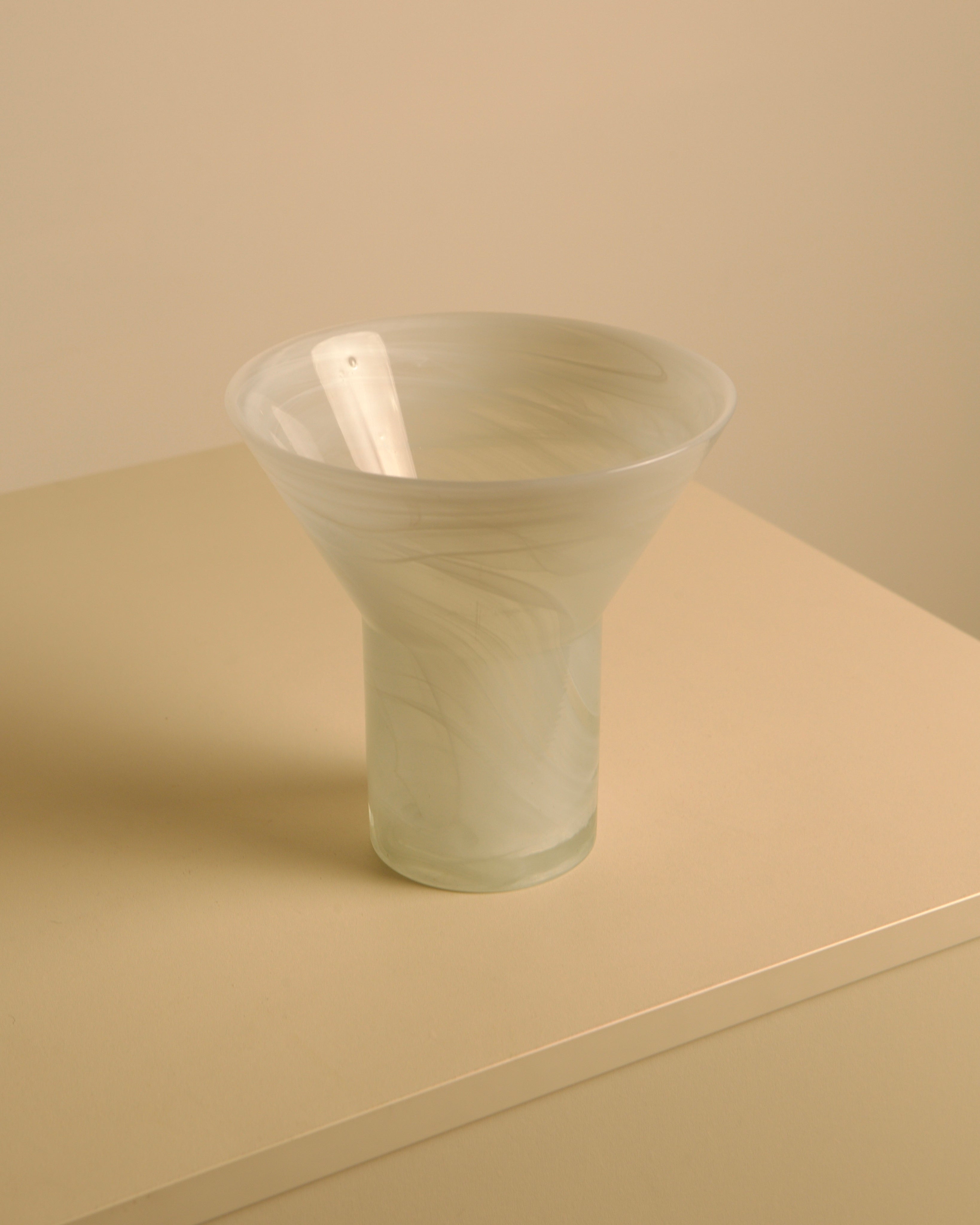 Ghost Vase in Murano Glass, 1980s by Treaptyque | The Oblist — handcrafted translucent glass