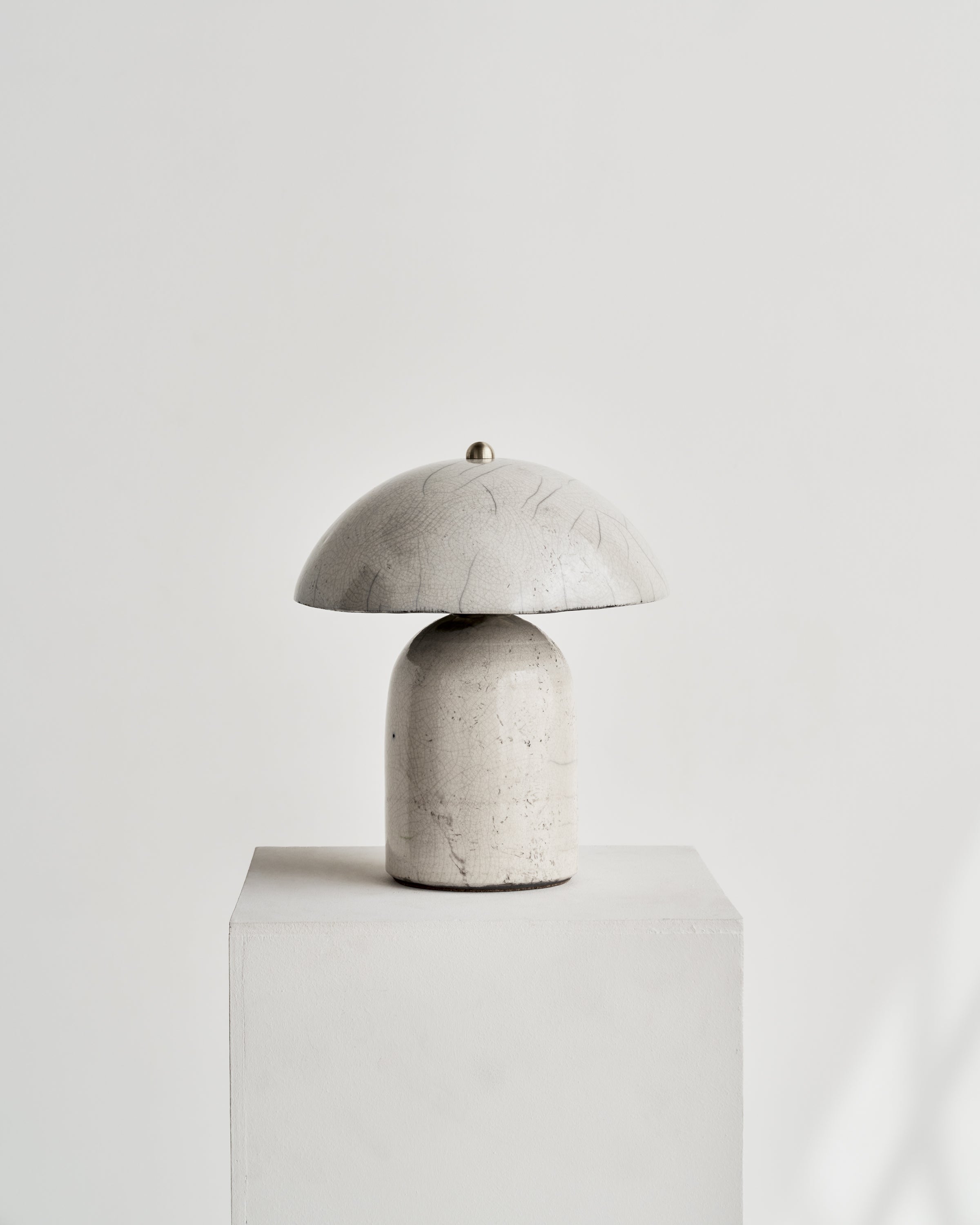 Raku Tera Lamp — lifestyle setting