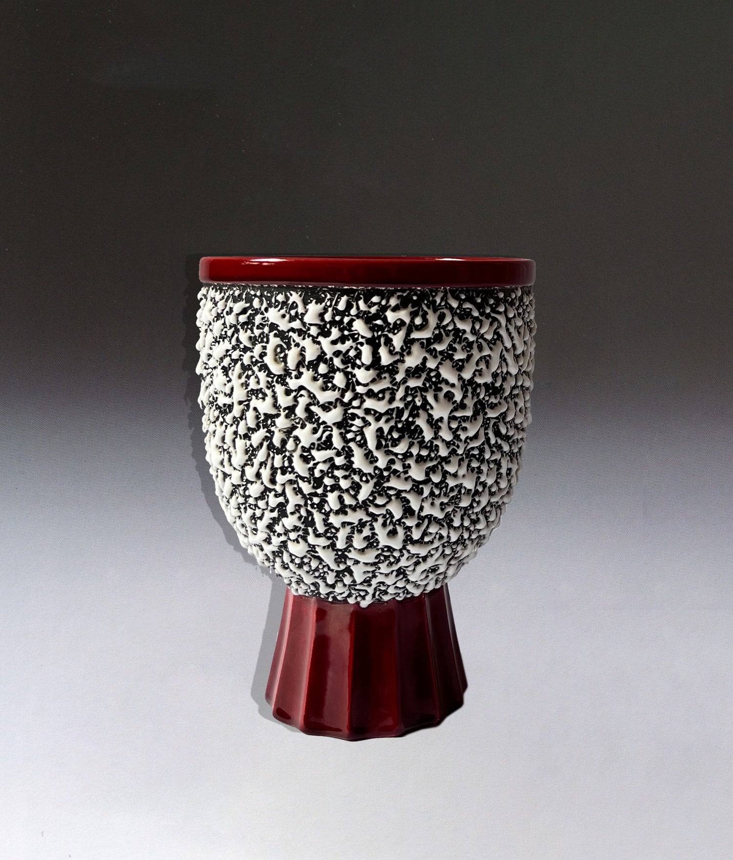 Art Deco Ceramic Oxblood Vase By Paul Millet Manufacture de Sevres