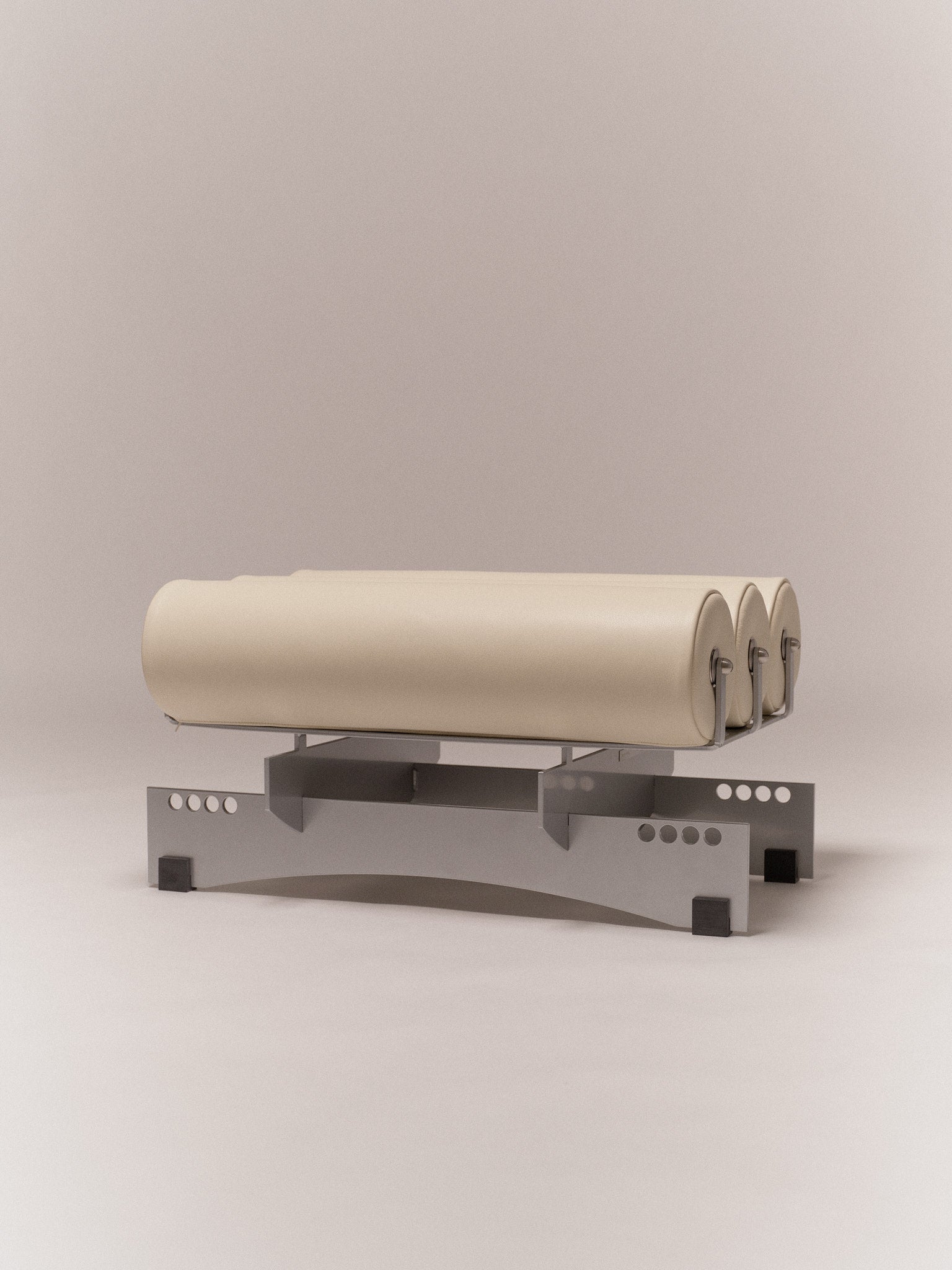 Ottoman Bassa by SUPERSEDIA | The Oblist — modern beige upholstery