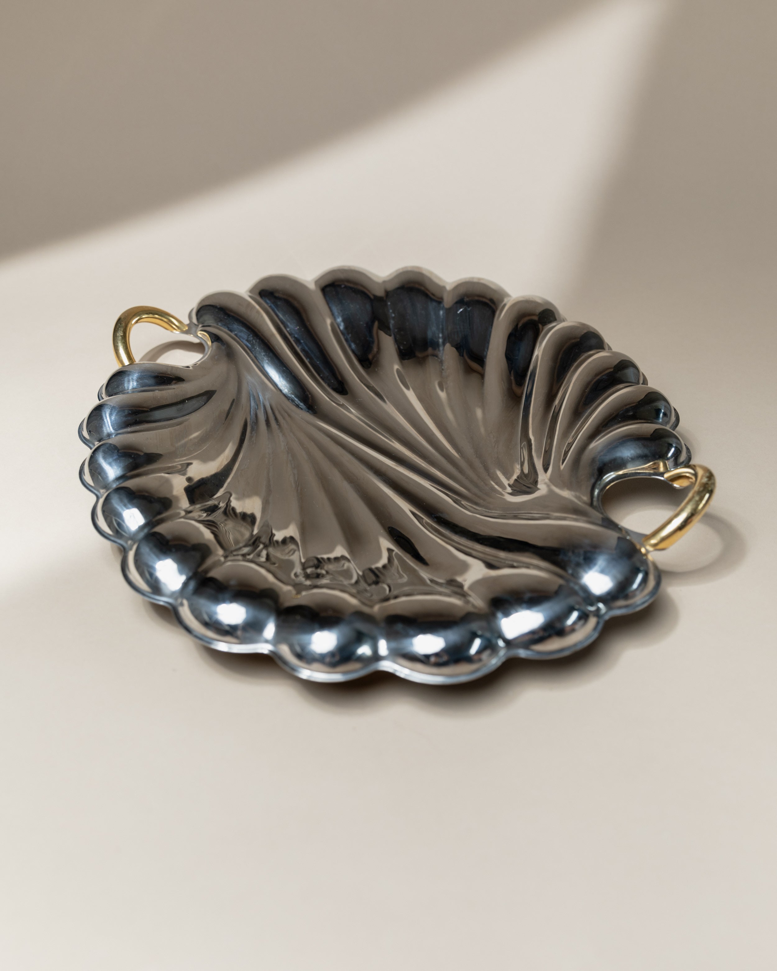 Stainless Steel Tray, Becchetti Design, 80s