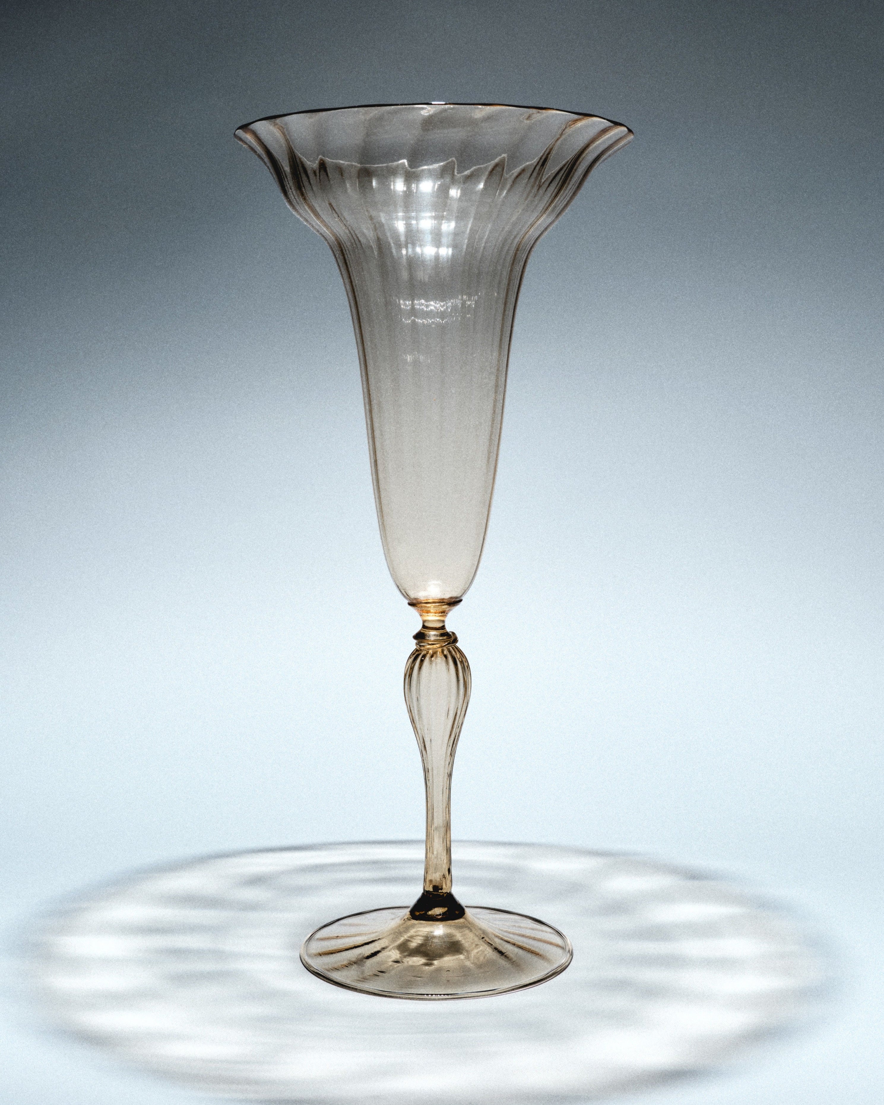 Pauly & Co for C.V.M., Soffiato Glass Vase, Murano, Italy, c. 1935 by Sahi | The Oblist