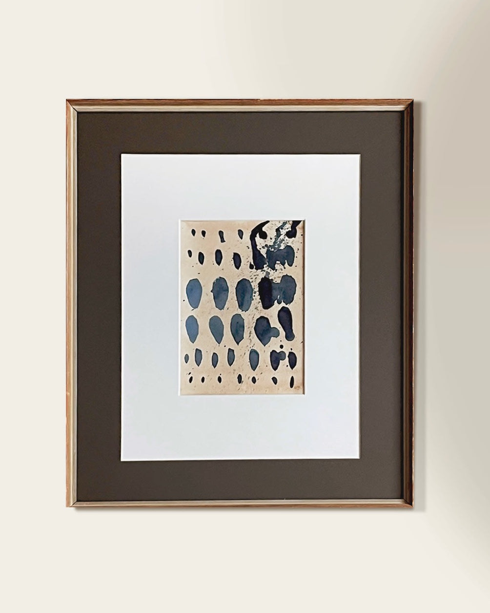 "Sable et Encre", Abstrait sur Papier