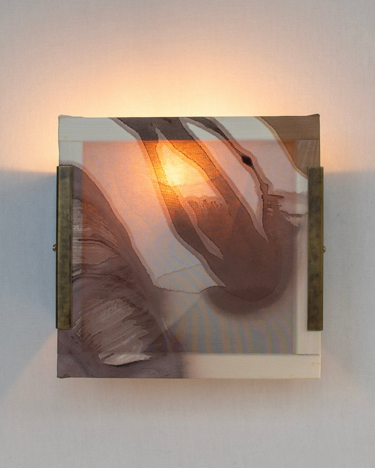 Hand-Painted Silk Instinct Sconce 09/12 by Copeland Studio | The Oblist
