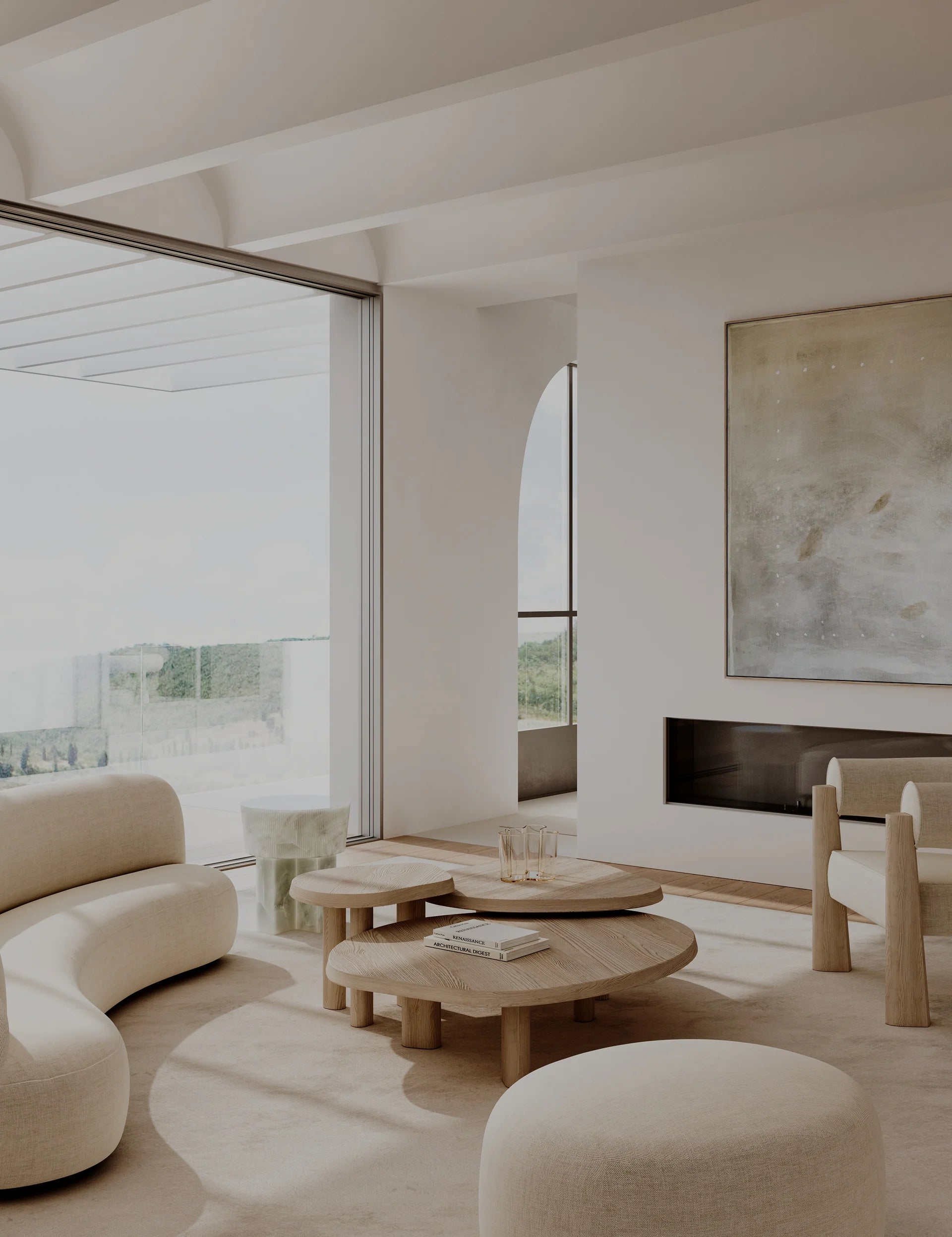 Constantin Coffee Table — side angle