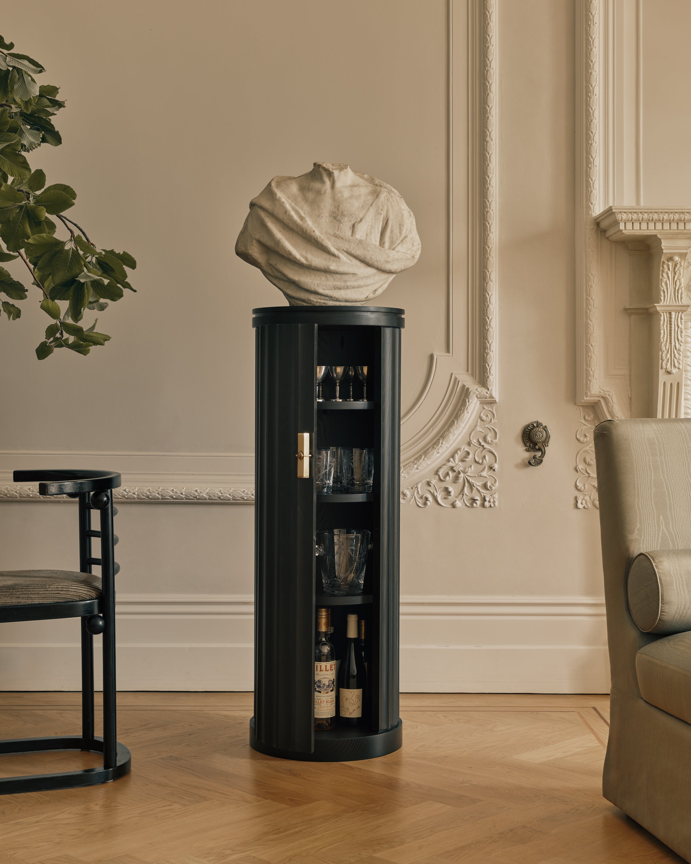 Roman Column Bar — lifestyle setting