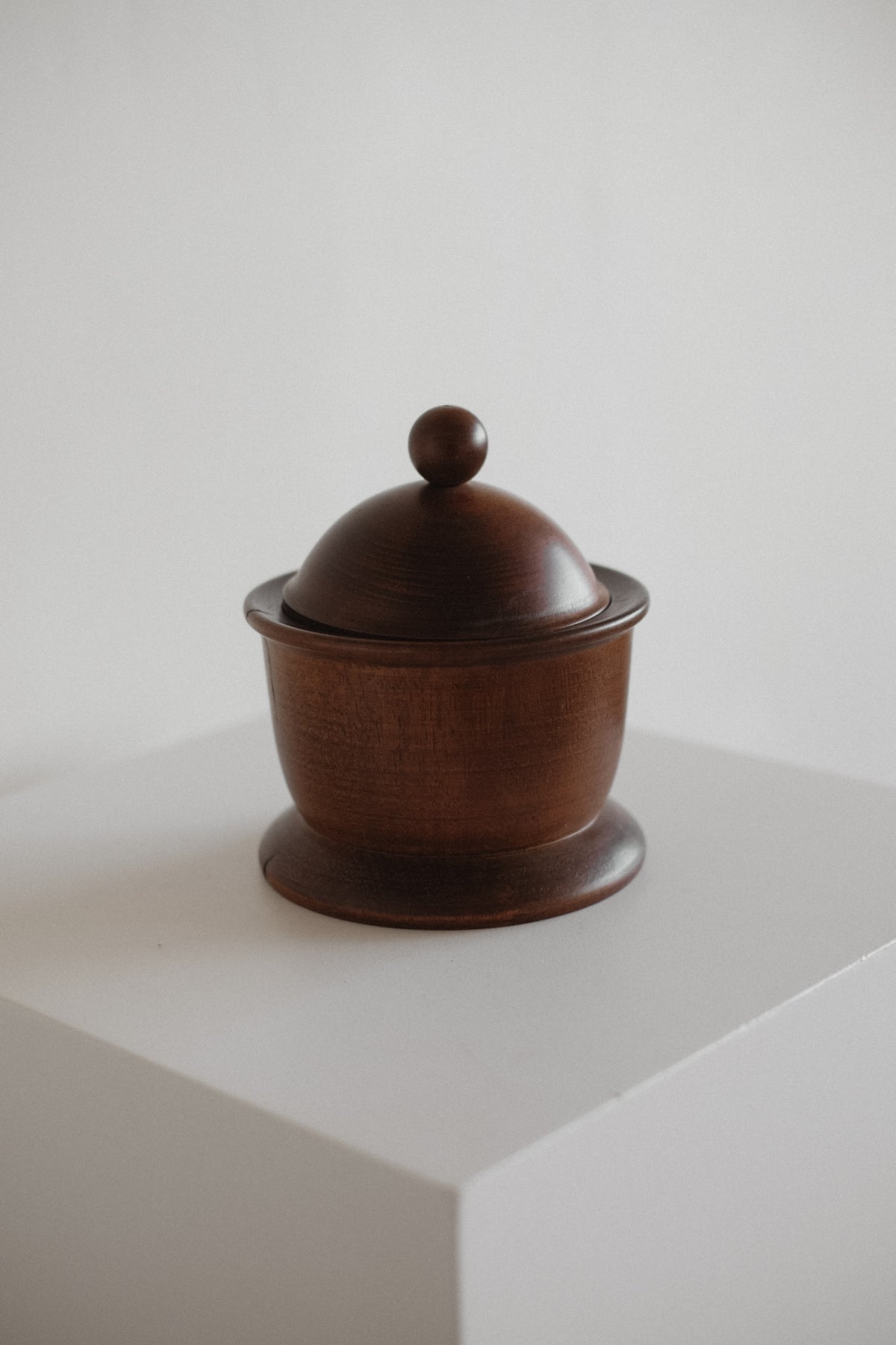 Handcrafted Wooden Storage Jar by septembre studios | The Oblist