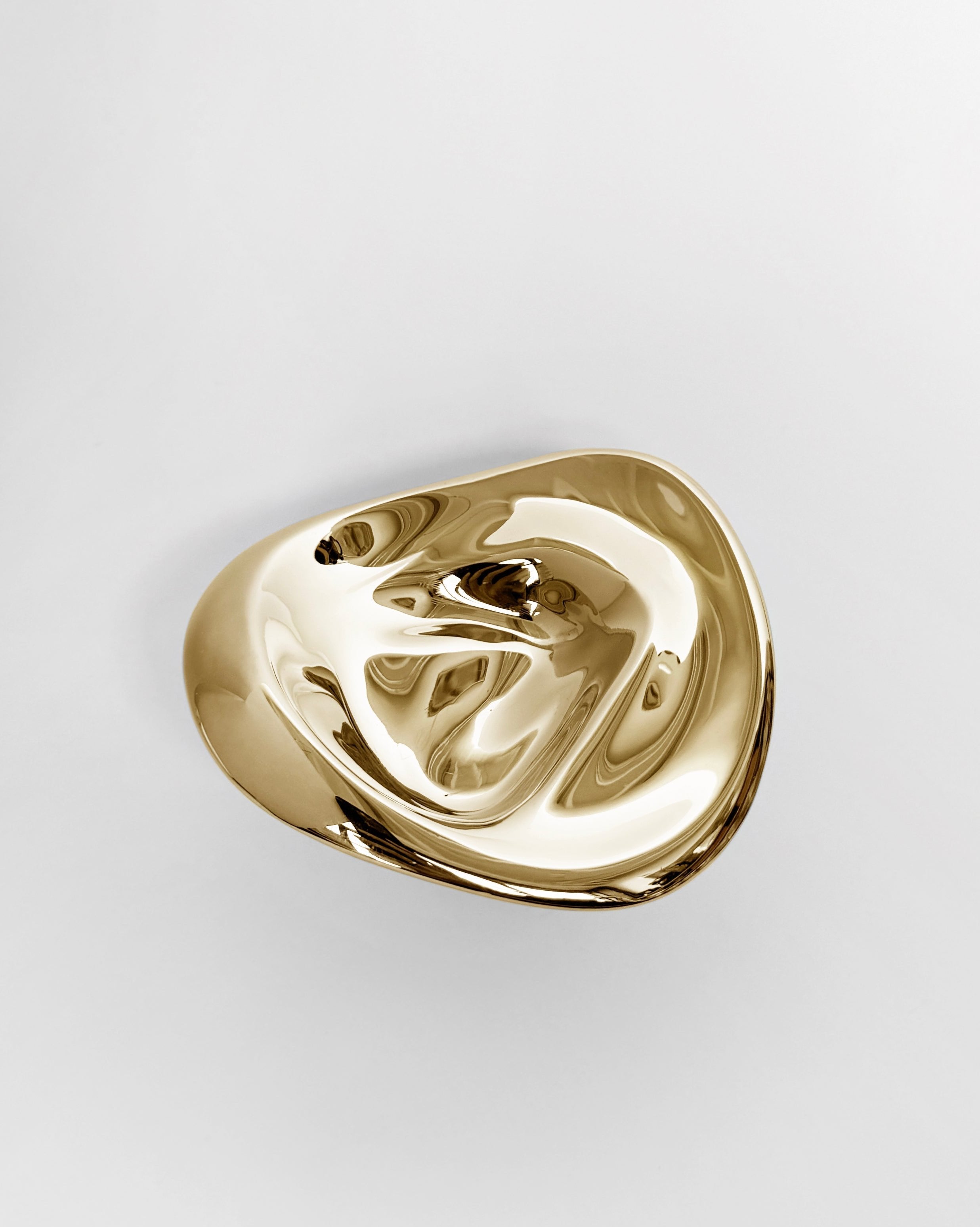 Ripple Hook - Large - Brass by Hein Studio | The Oblist — handcrafted brass design