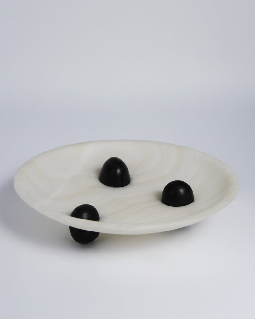 Uovo Bowl, in Stone and Onyx