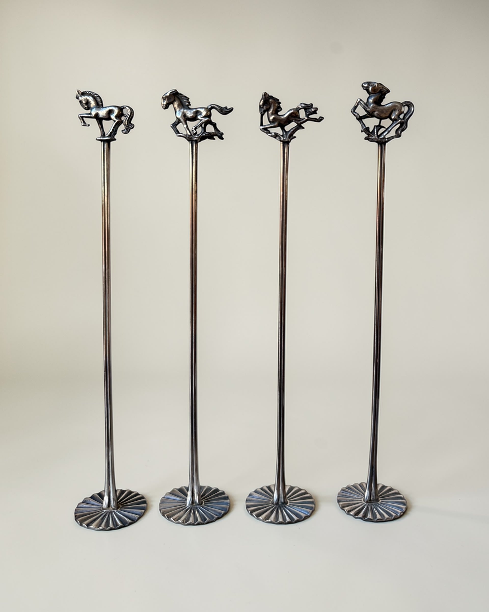 Equestrian Cocktail Stirrers, 1970s by Flock Studio | The Oblist
