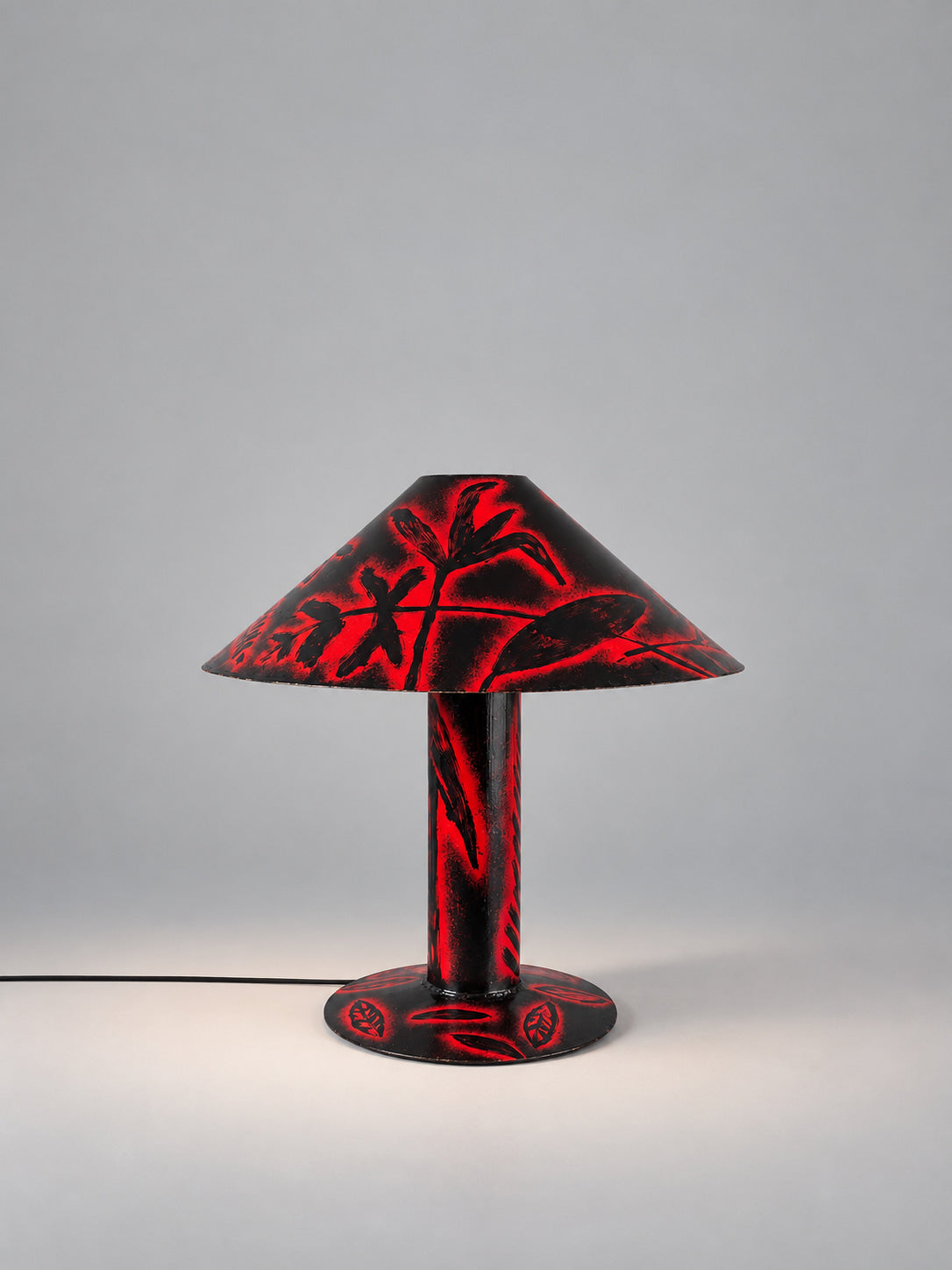 Fernando Bermejo (1949–2023) — Unique Hand-Painted Studio Lamp, Ex-Artist’s Atelier, Spain by OBJECT AGENCY