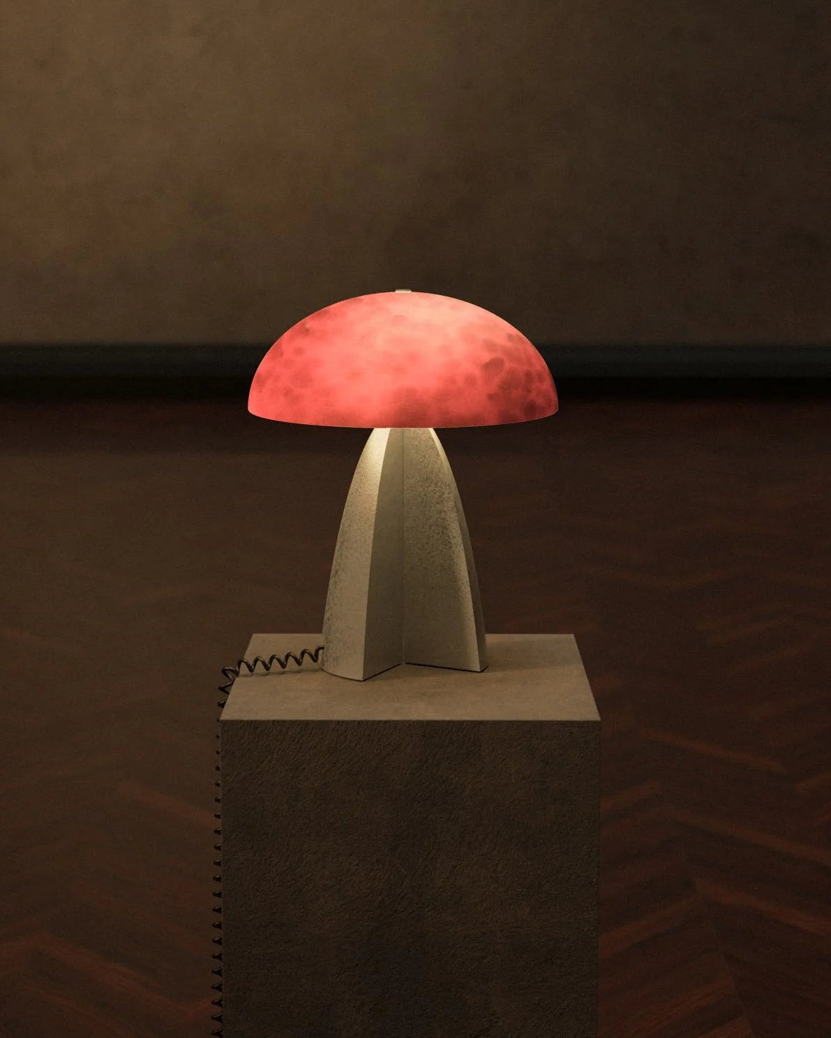 Neutrino Table Lamps in Glass and Cast Aluminium by Studio Brocky by Studio Brocky | The Oblist