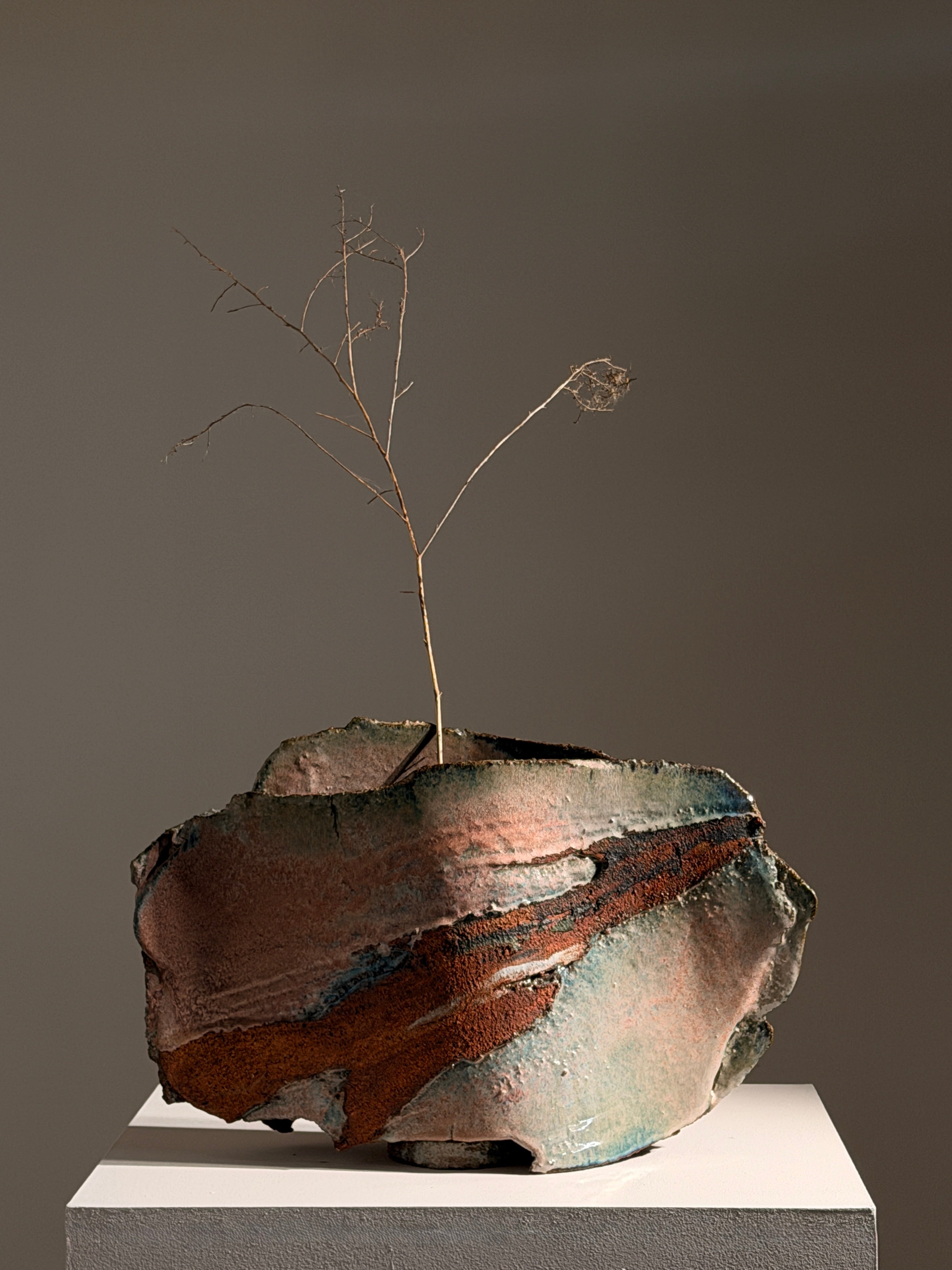Monumental "Cloud" stoneware vase, France, 1970 by Figuresdesign | The Oblist