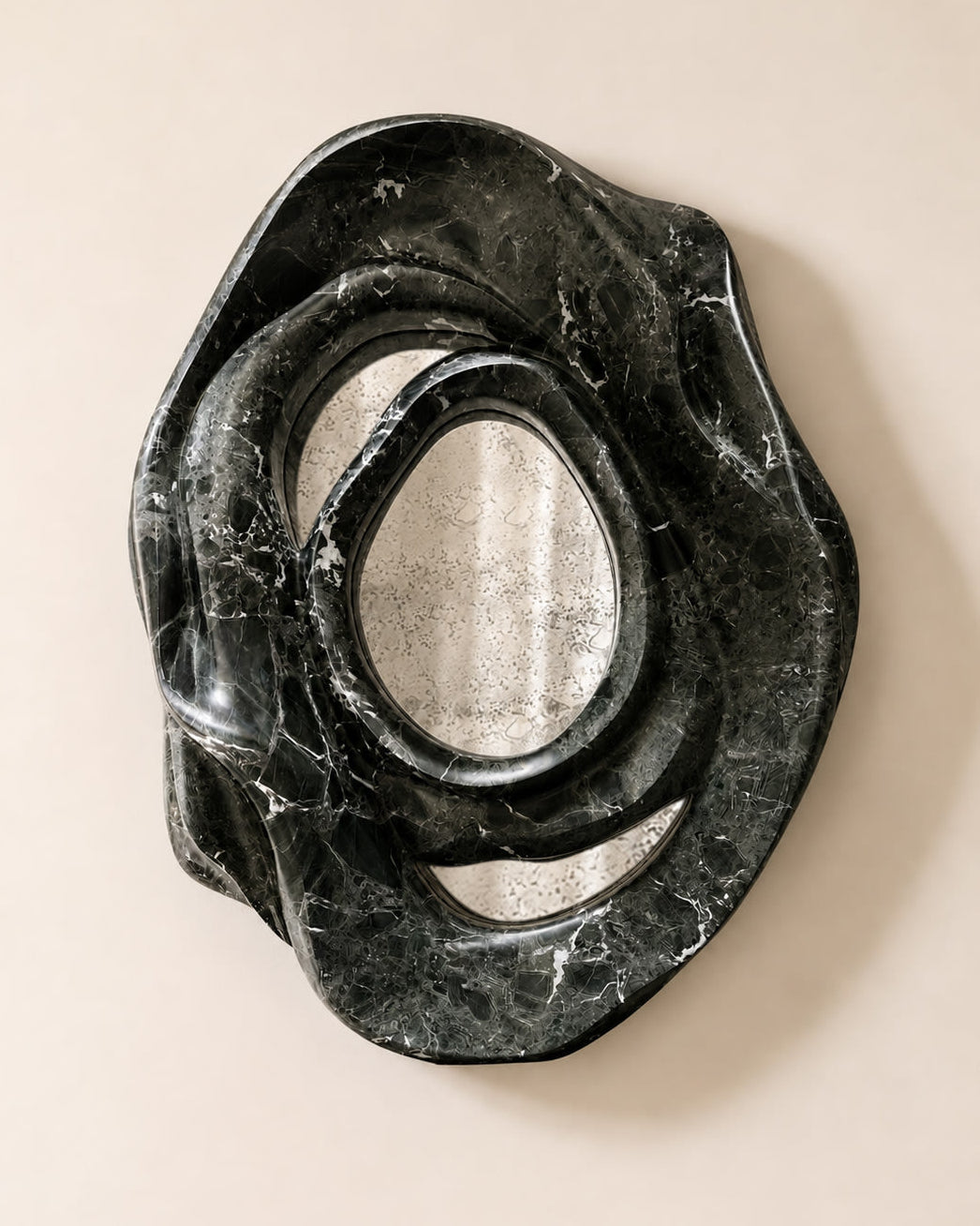 'Orbis' Marble Mirror II by HOMA | The Oblist