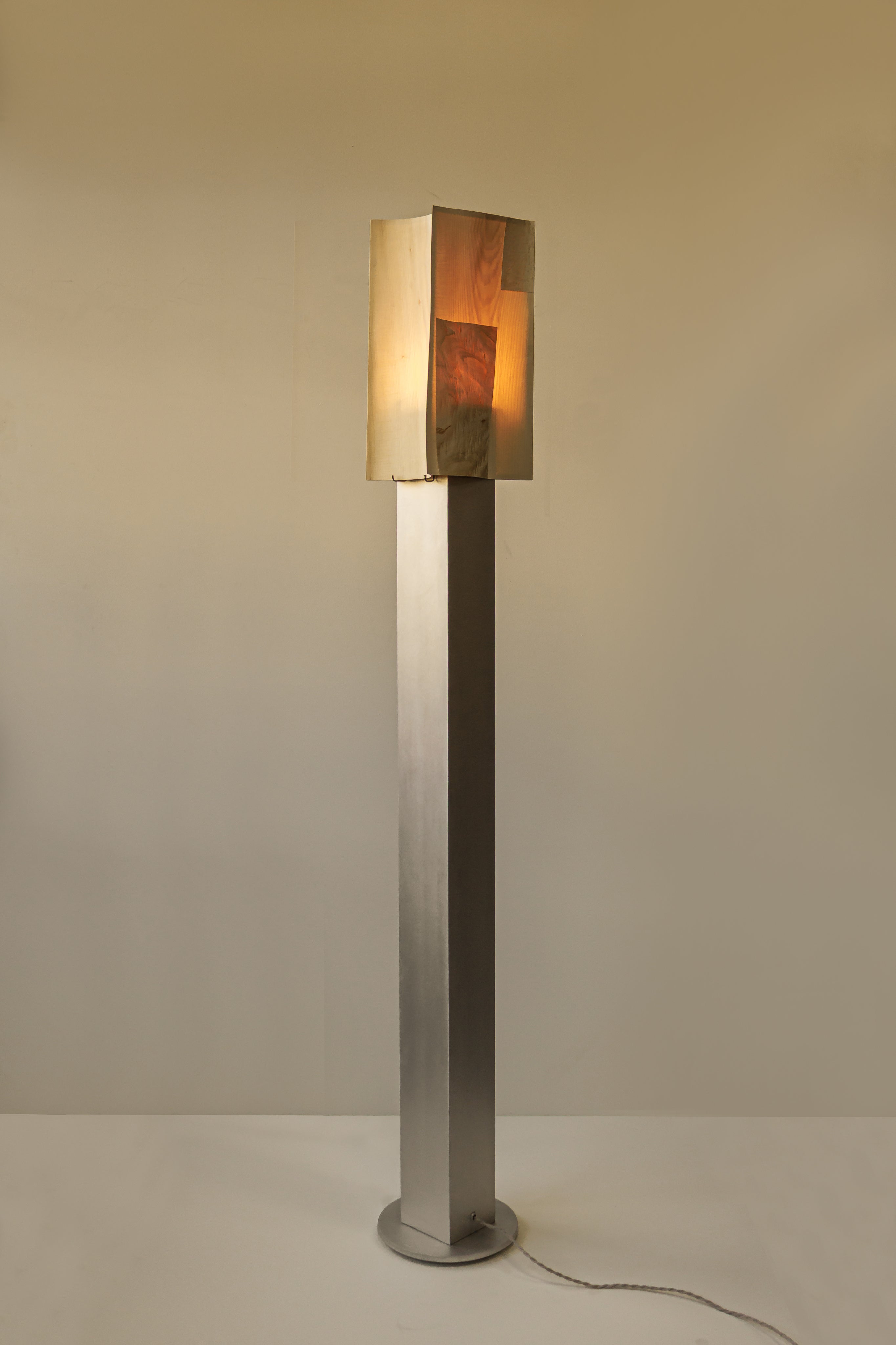 Soft Ply Floor Lamp Series by Sheyang Li | The Oblist — wood and metal design