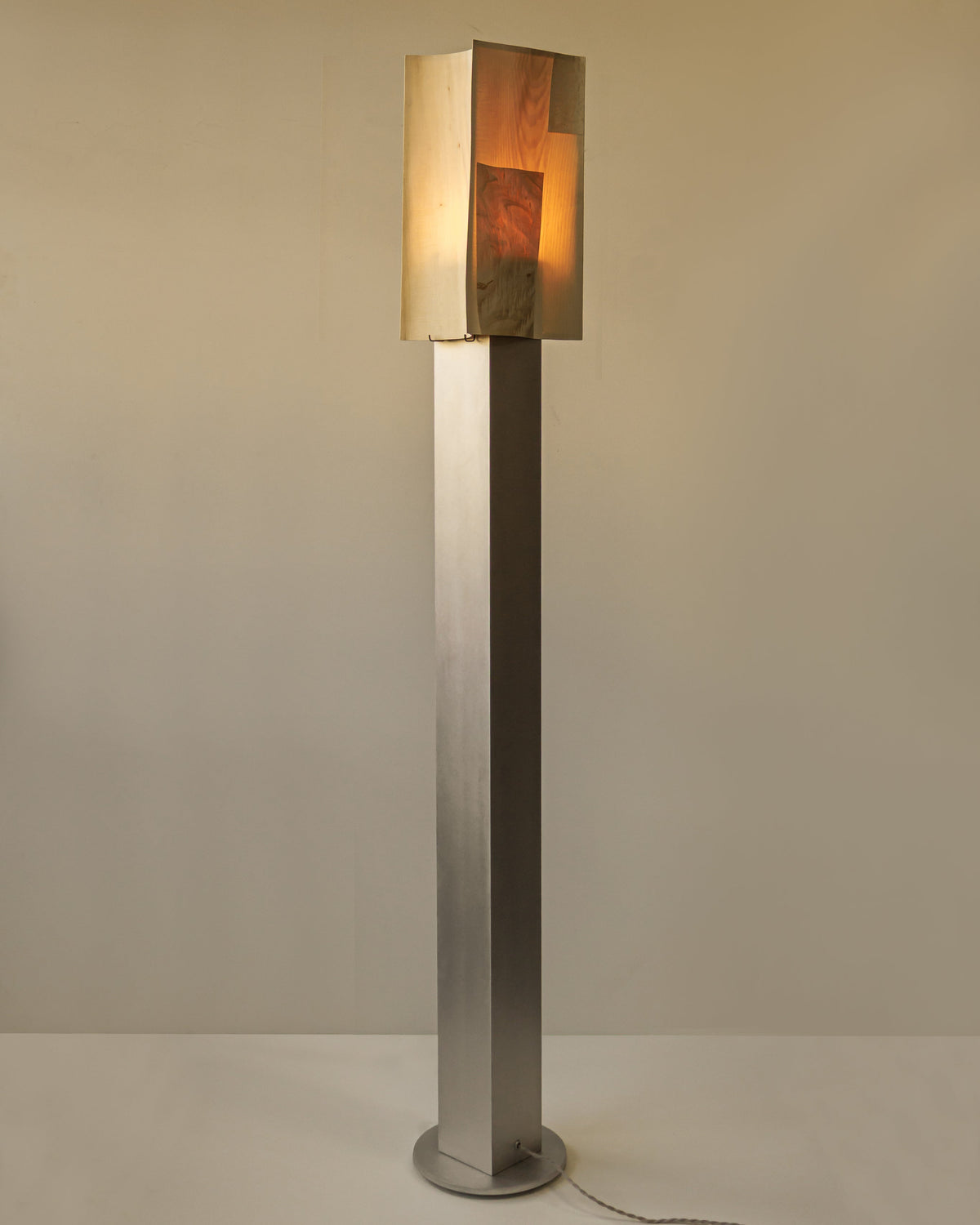Soft Ply Floor Lamp Series by Sheyang Li | The Oblist — wood and metal design