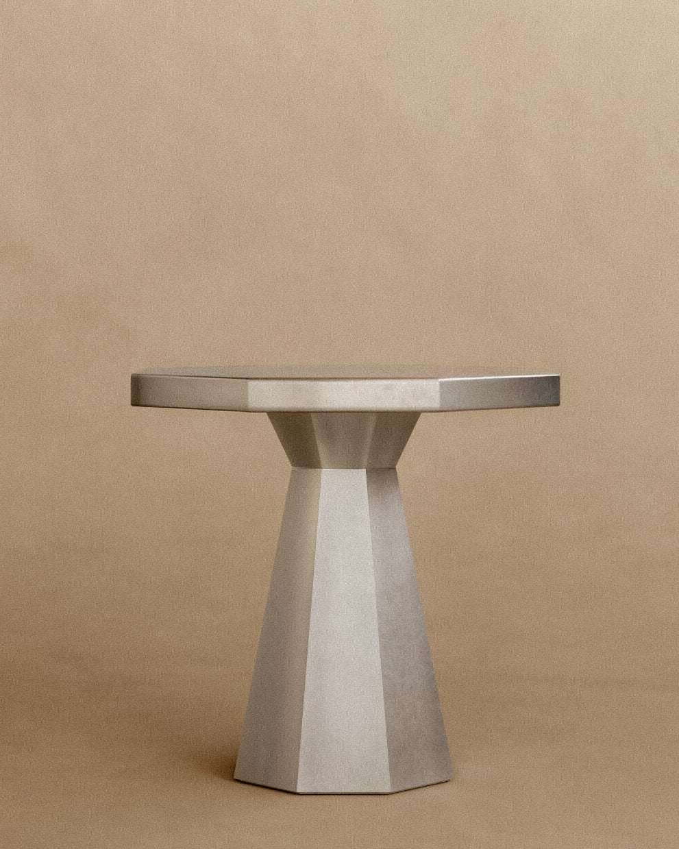 Hexagonal Stainless Steel Table