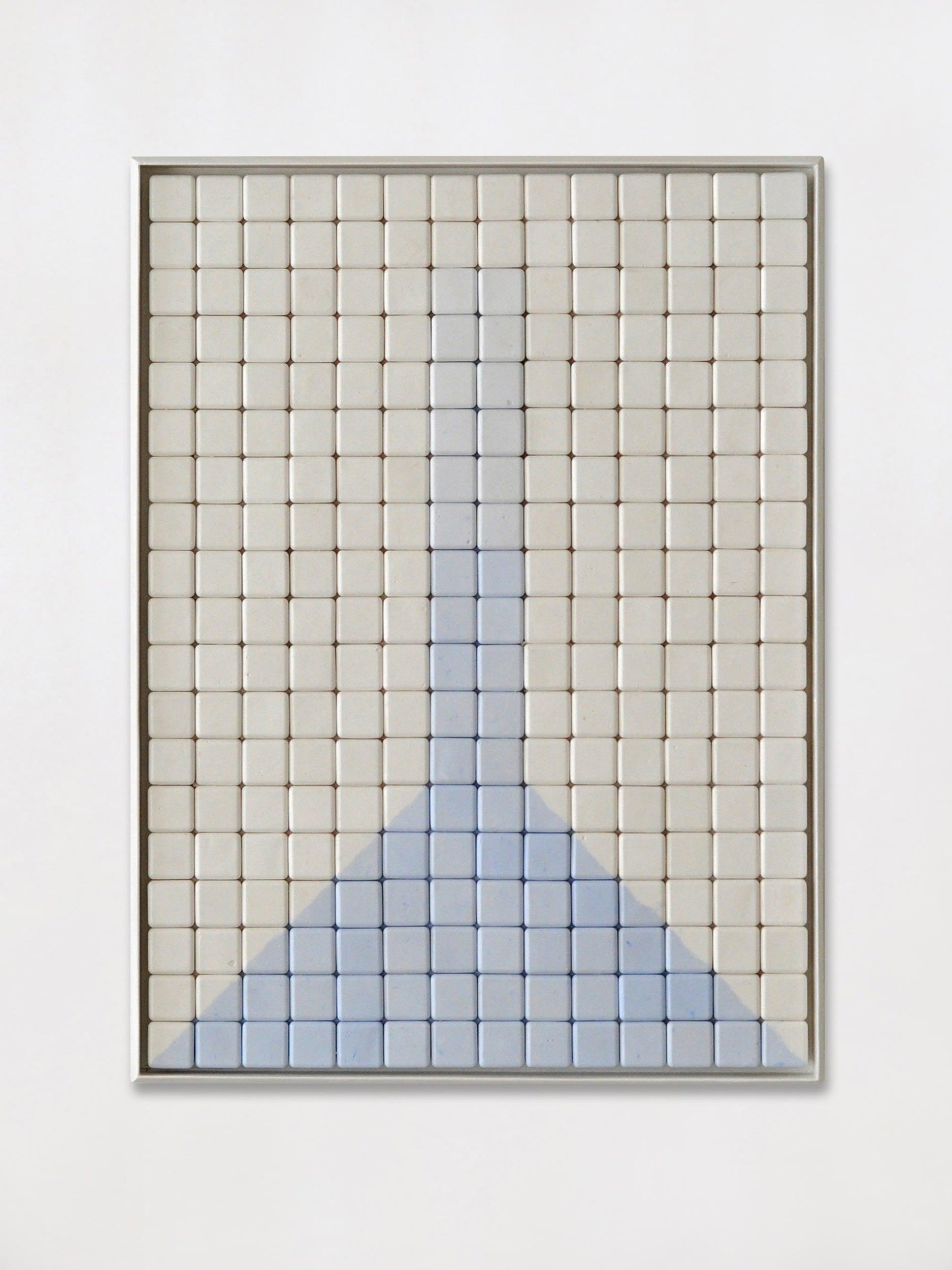 Gesso Painting No.9 - Minimalist Relief by Studio Miriam Loellmann | The Oblist — handcrafted ceramic, neutral tones