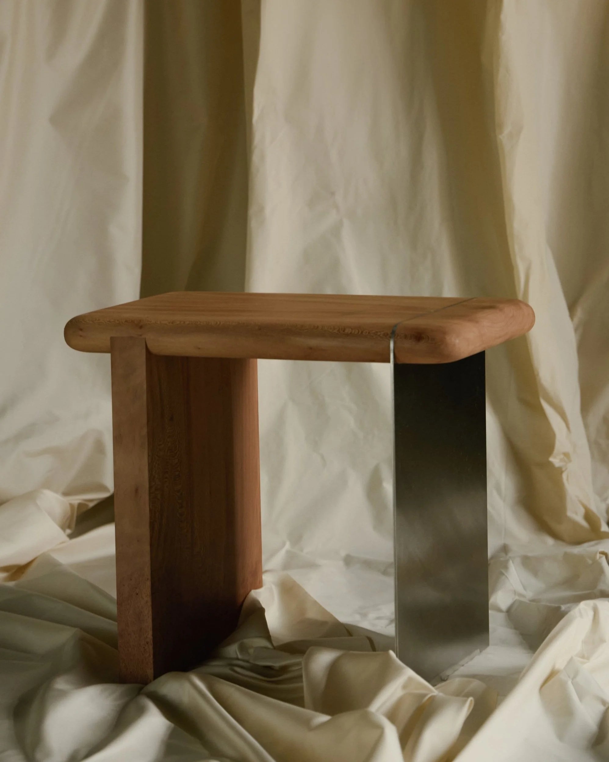 The Ferro Side Table by Tabitha Isobel | The Oblist — wood and metal construction