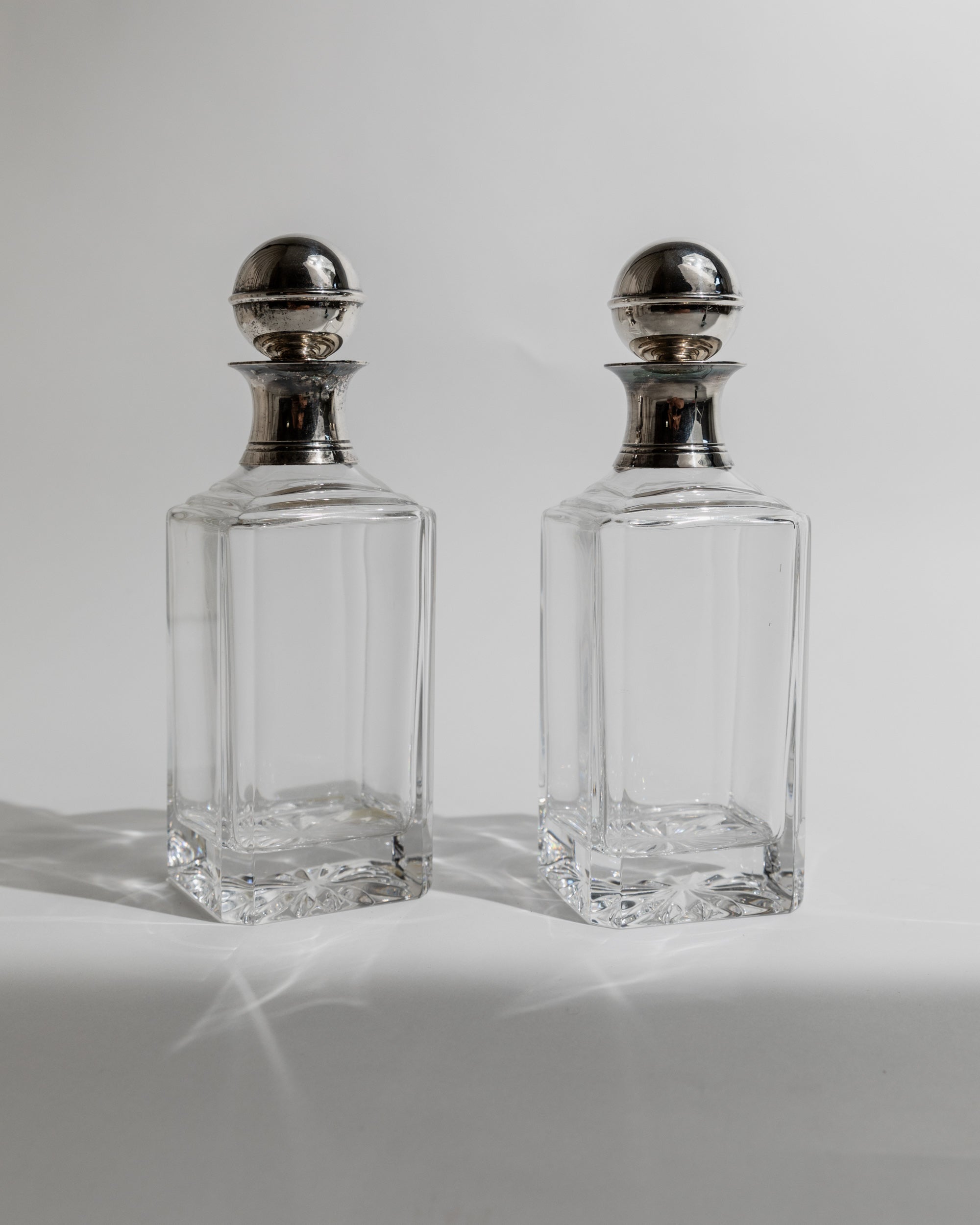 Set of Glass Decanters 1950s