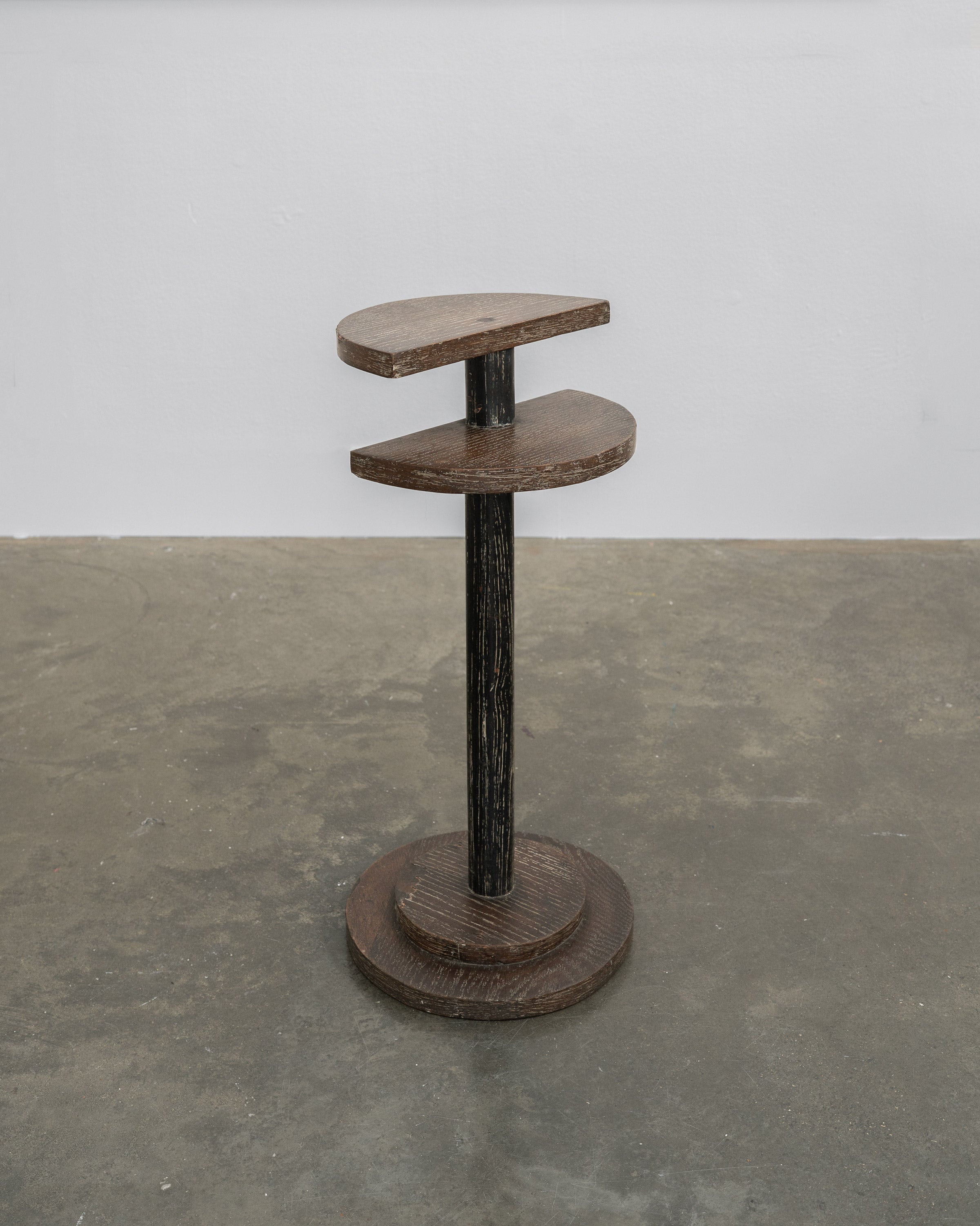 Modernist Cerused Oak Side Table — lifestyle setting