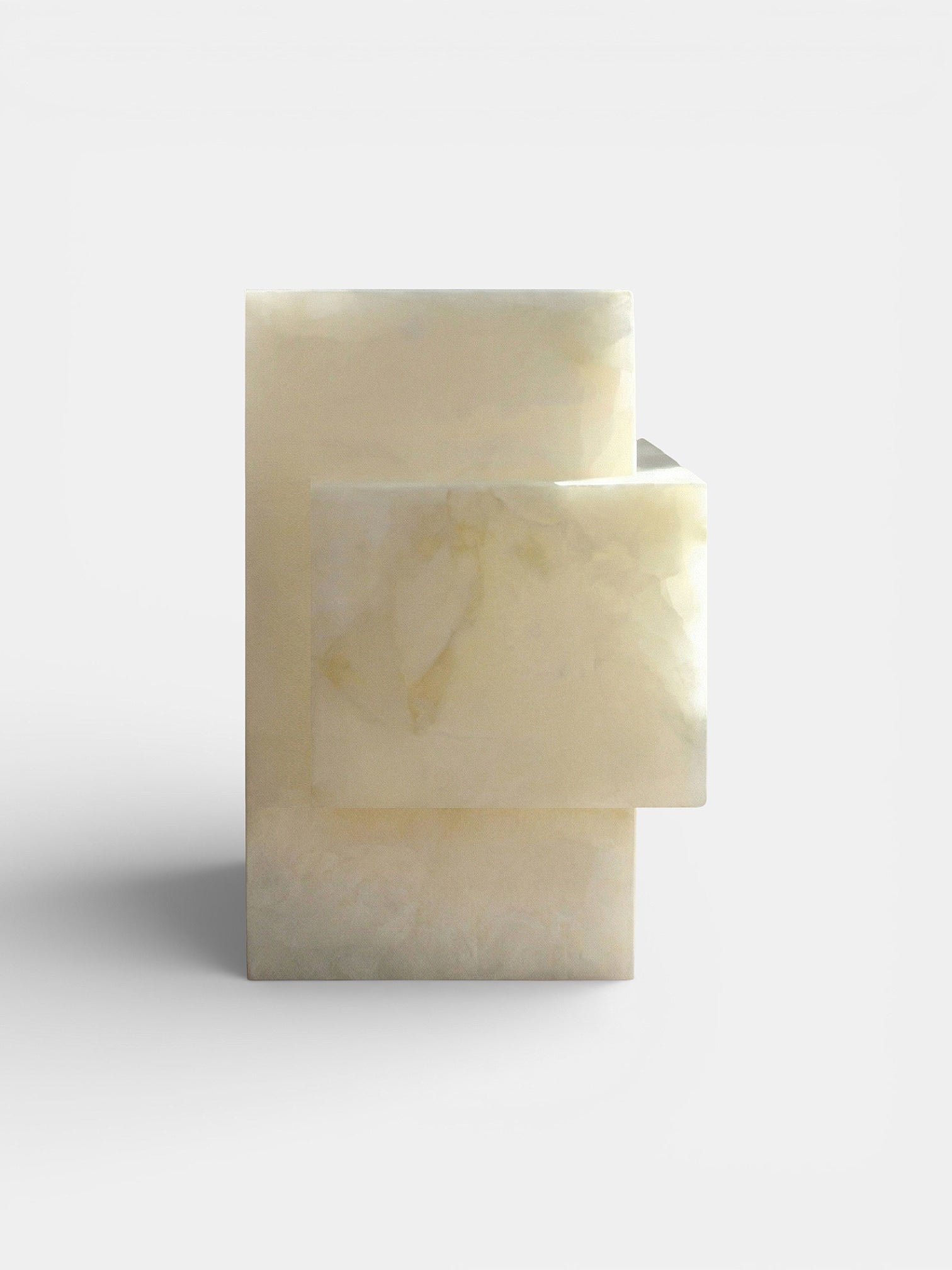 Ella White Onyx - Table basse en marbre