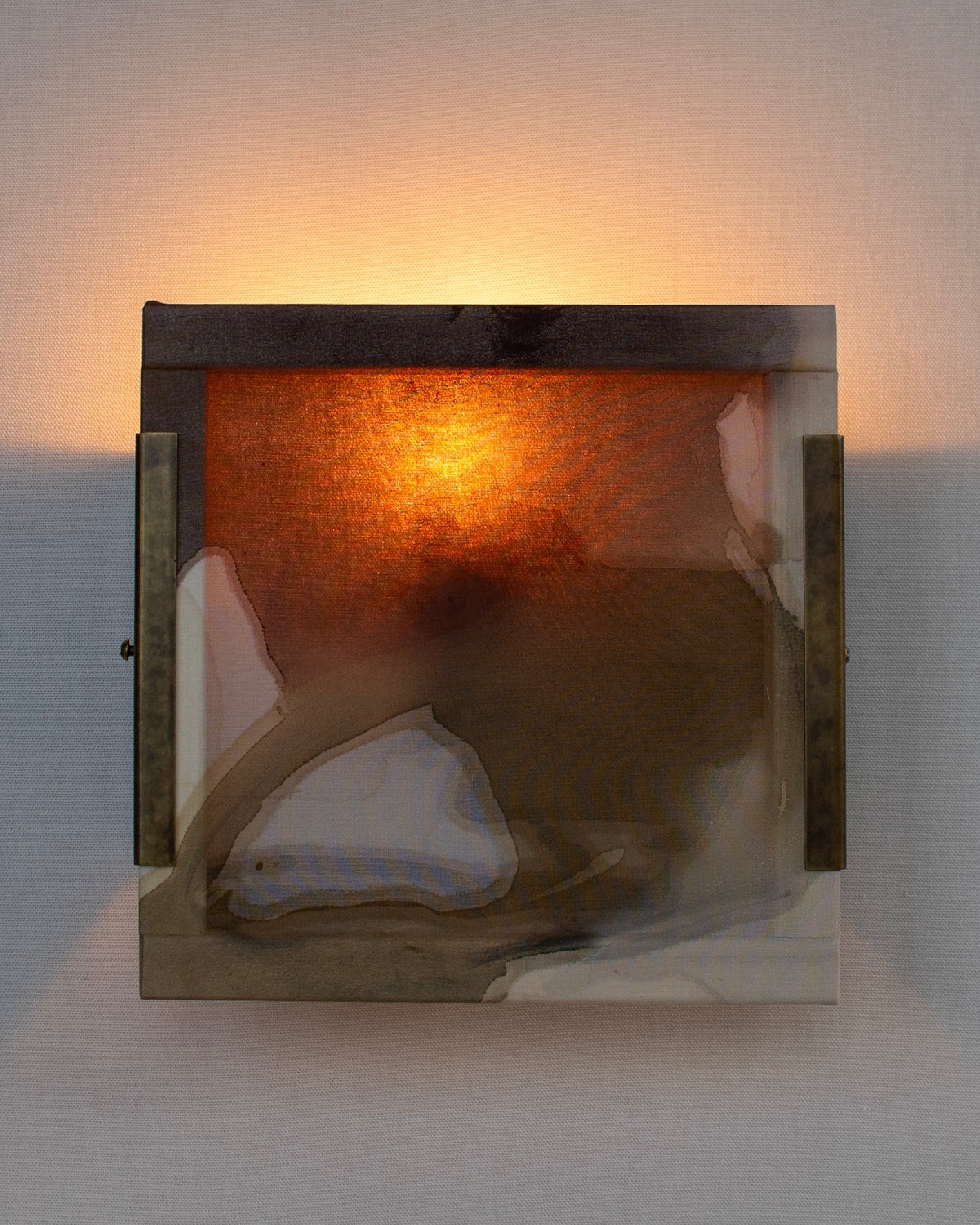 Hand-Painted Silk Instinct Sconce 10/12 by Copeland Studio | The Oblist