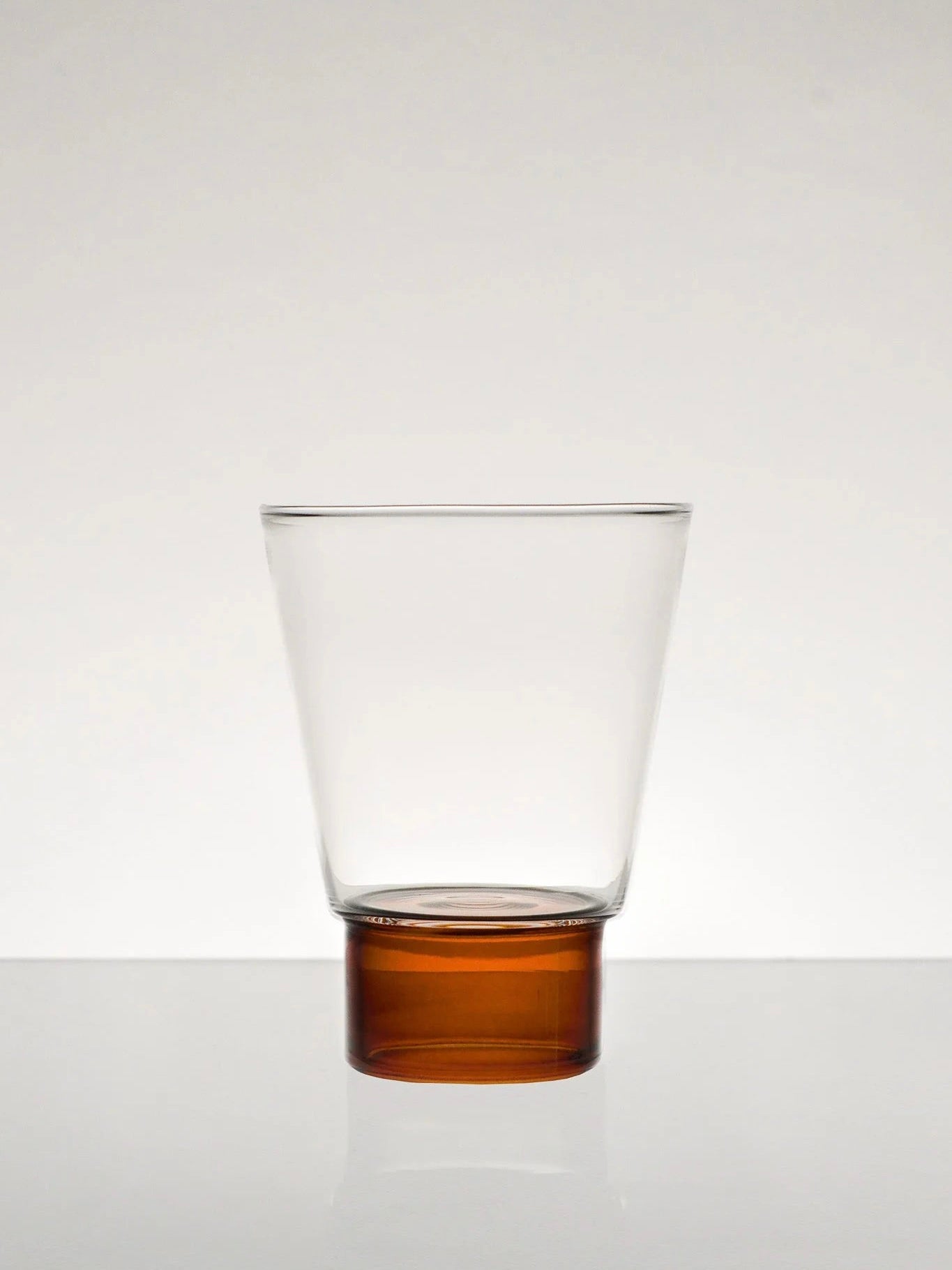 Podio' Glass - Amber by TRAGA | The Oblist — handcrafted glass, amber base