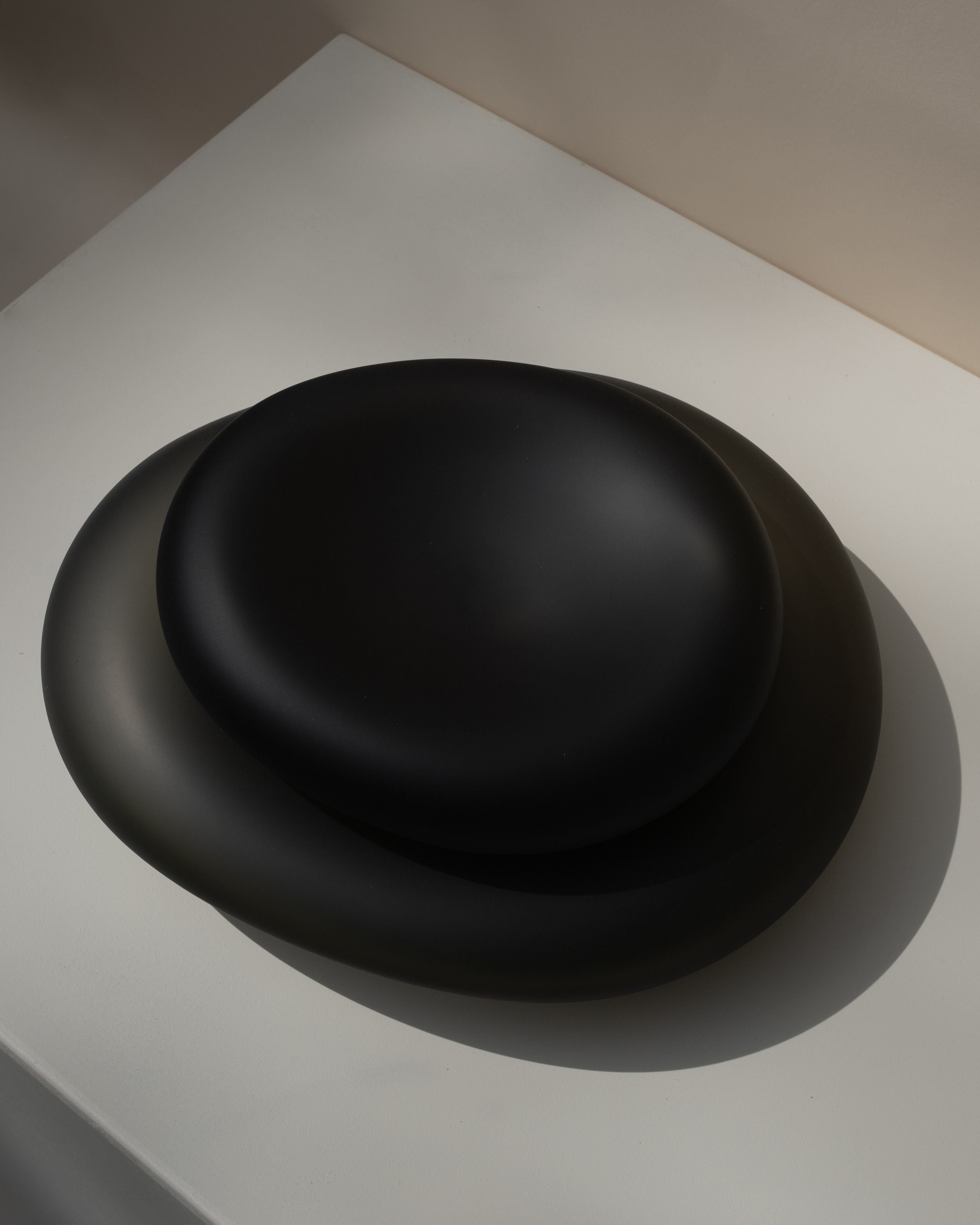 Glass Sculptures SEAGLASS | color midnight black by STUDIO MILENA KLING | The Oblist — handcrafted glass, modern design