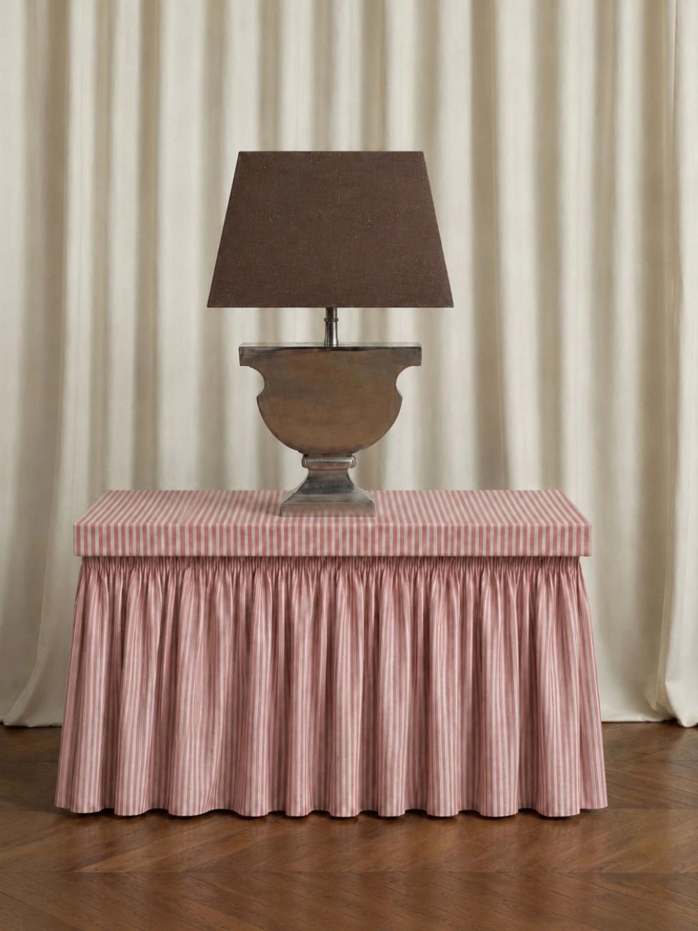 1990s Dutch Table Lamps in Cast Aluminum and Fabric by Blisse | The Oblist