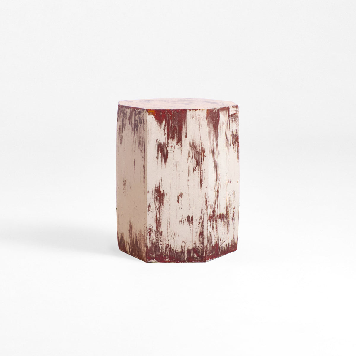 artisanal geometric Ceramic Side Table by Project 213A | The Oblist