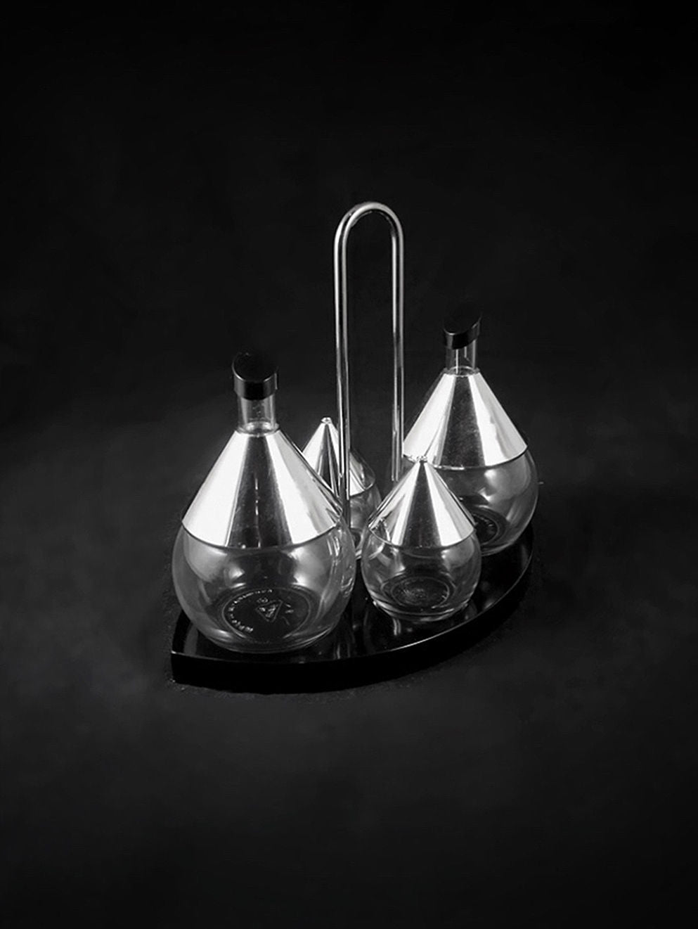 Italian Chrome Menage 1980s