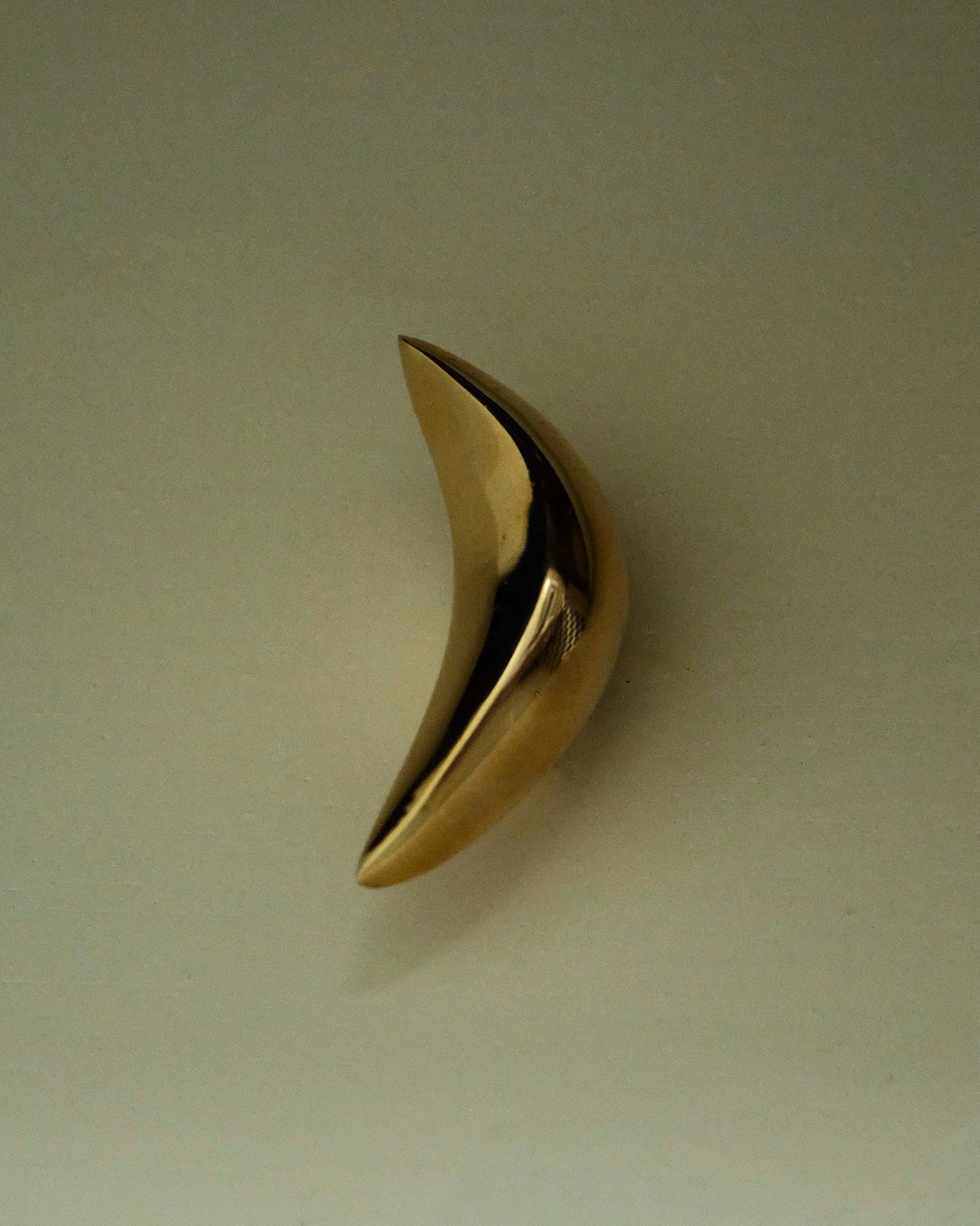 PETAL Knob/Hook by Maha Alavi | The Oblist — polished brass finish