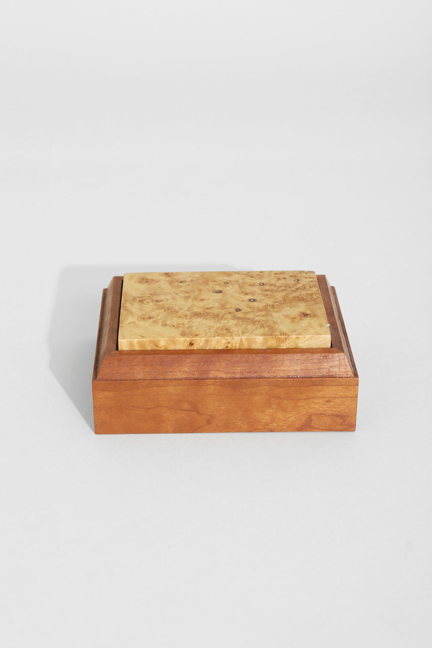 Burl Wood Jewelry Box