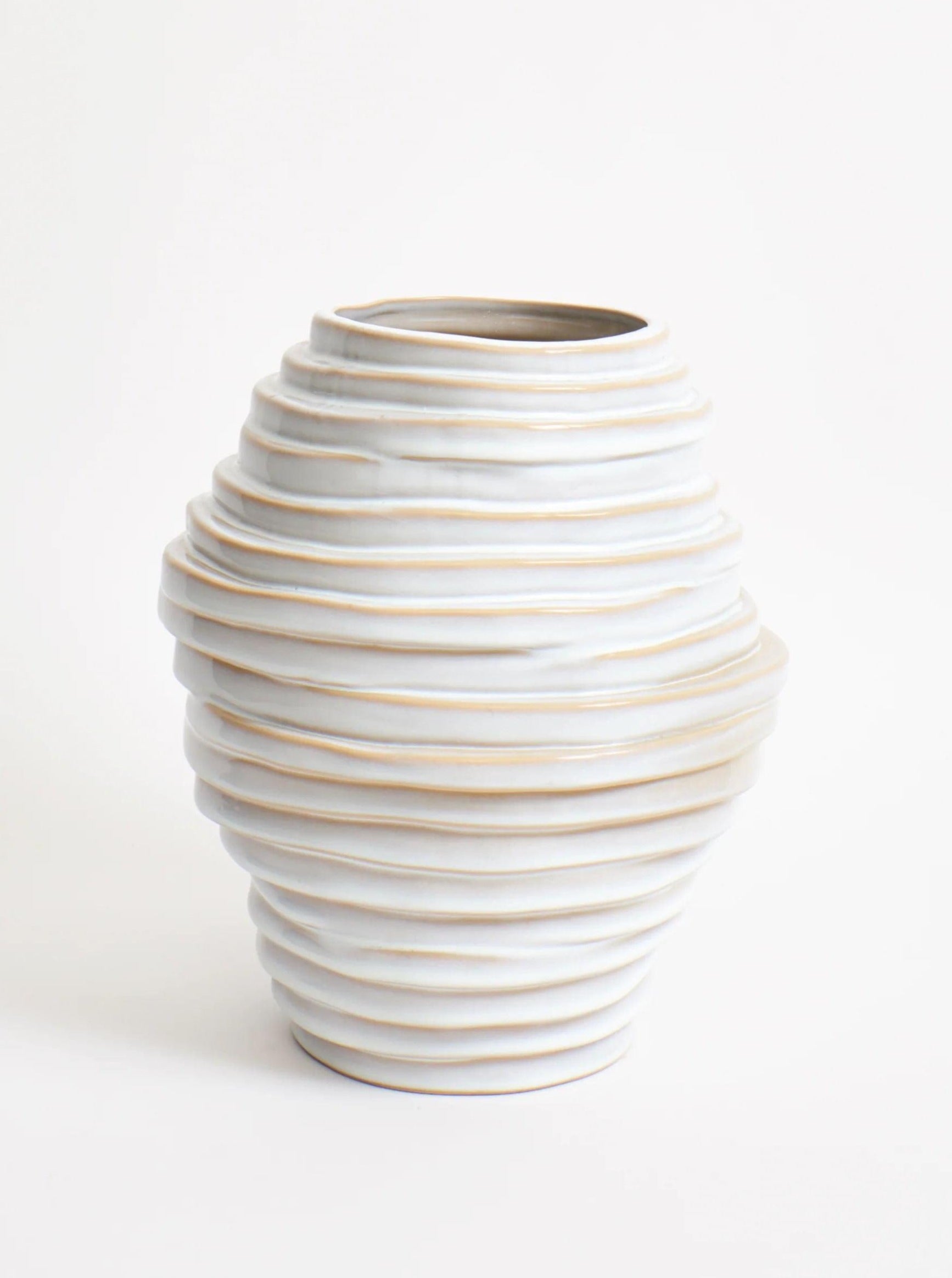 Vases Alfonso Vase in Shiny White Project 213A