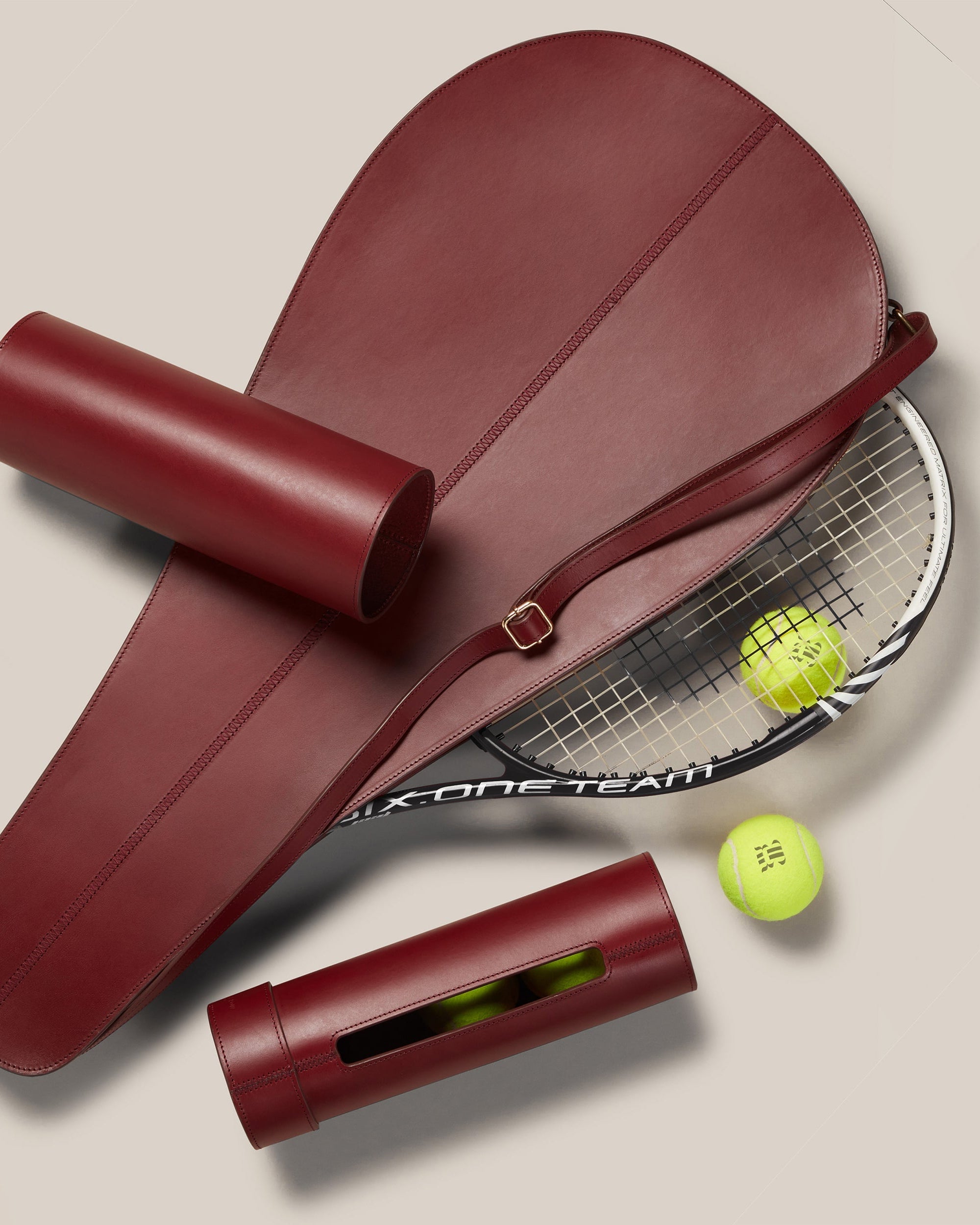 Leather Tennis Gift Set by Paradise Row | The Oblist
