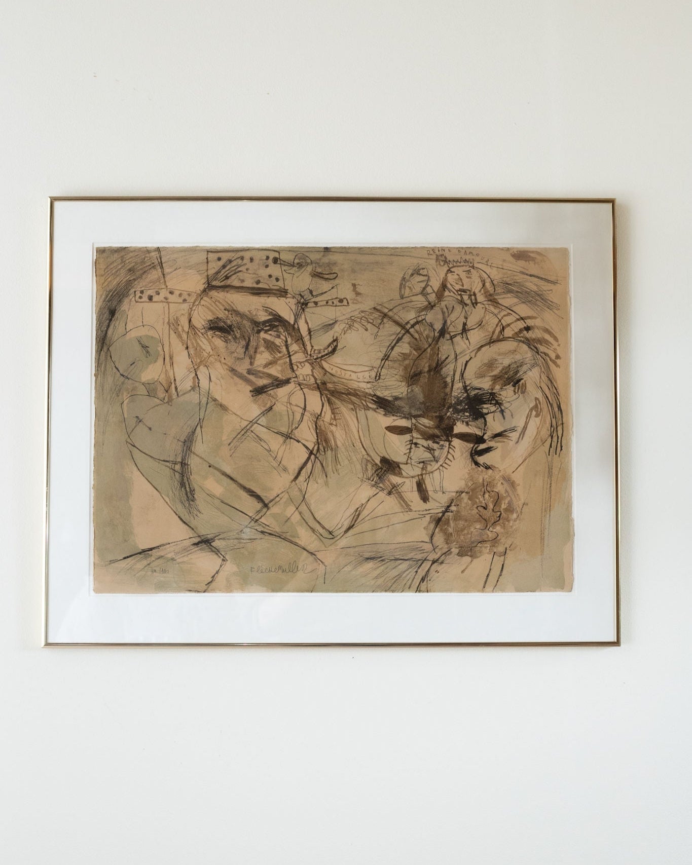 Signed Lithograph by Jacques Flechemuller