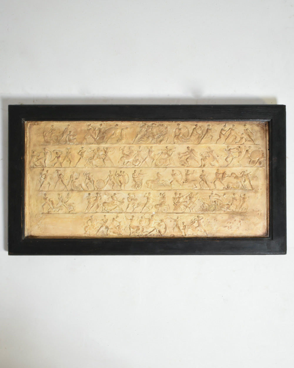 Plaster Mythological Bas-relief, 1940s.