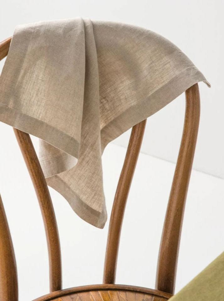 Napkins Set Of 4 Linen Napkins in Natural MOST