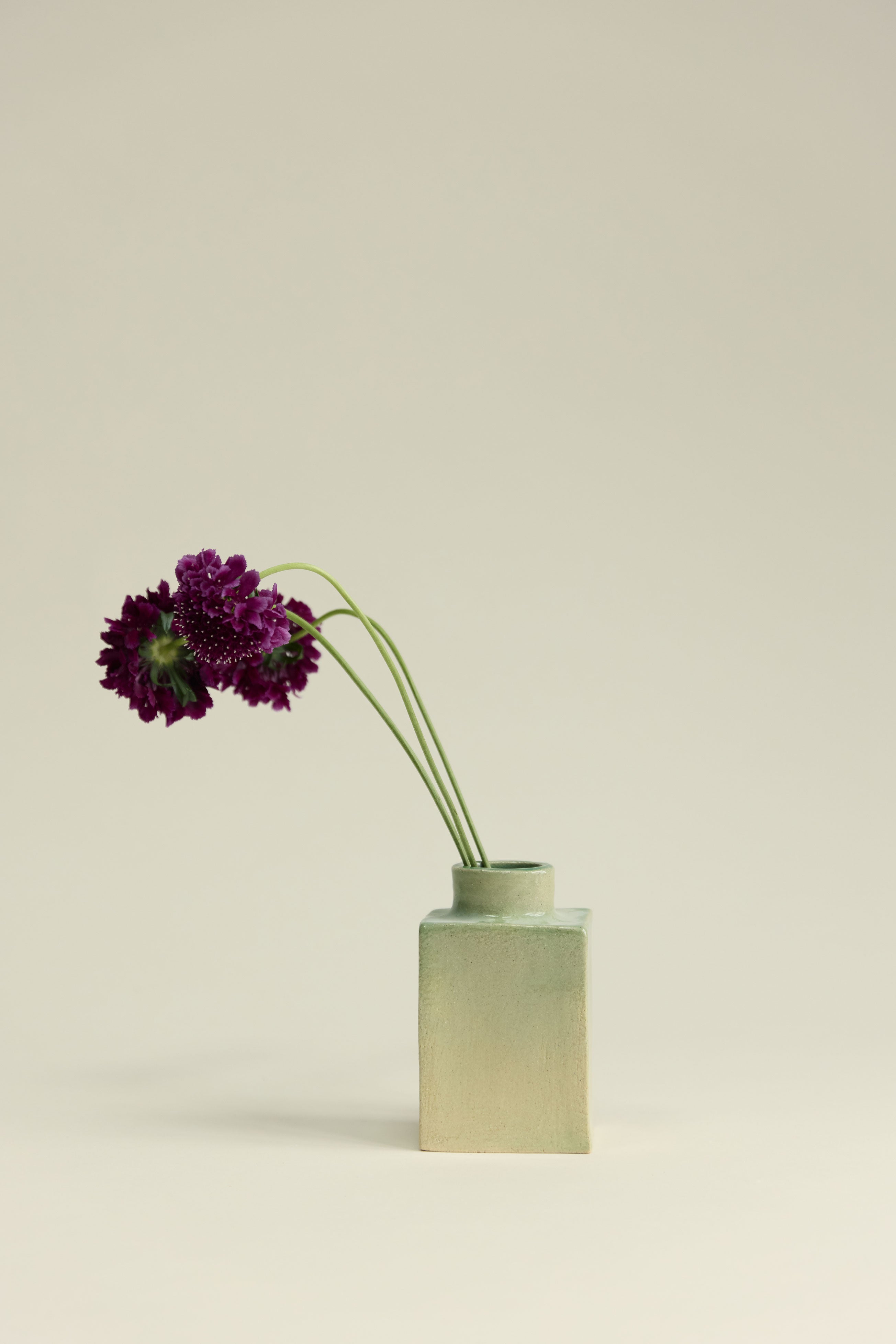 'Cuubik small Lagon' Ceramic Vase