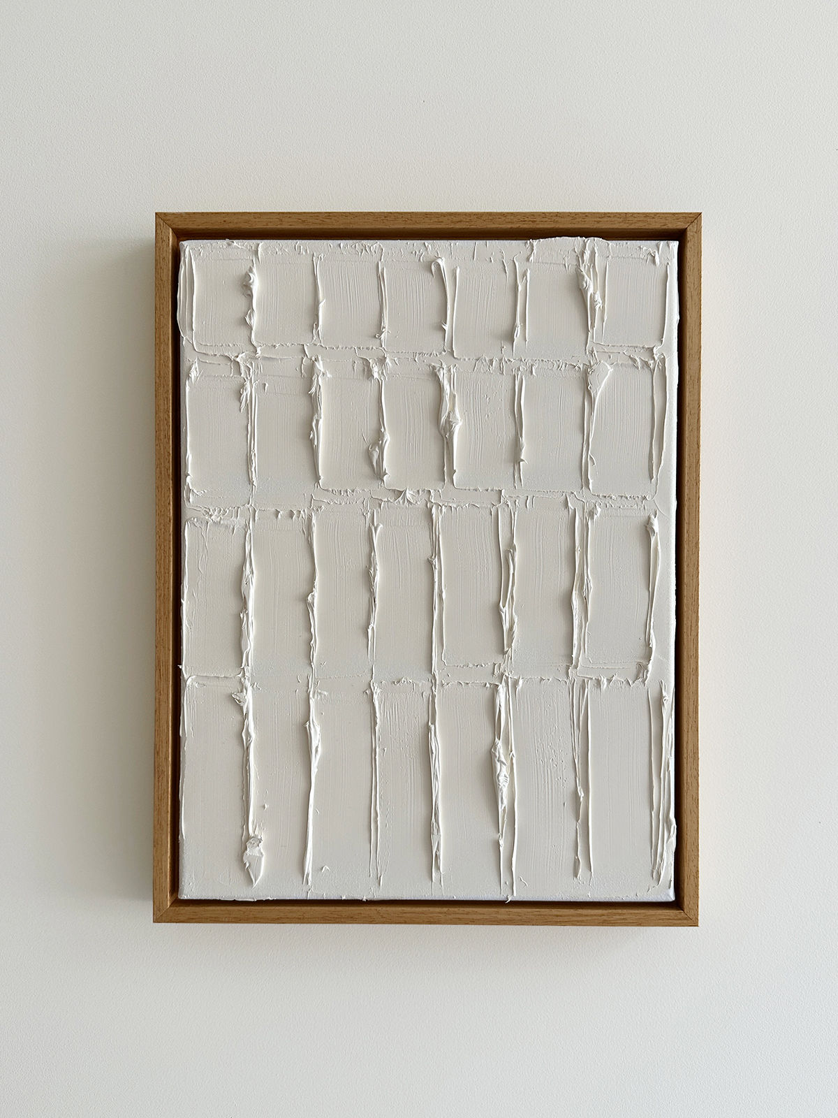 'Warm White - Heavy Texture' Painting