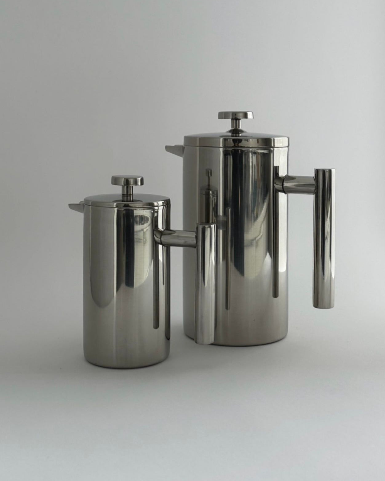 'HEDONISM' cafetière à piston en acier inoxydable