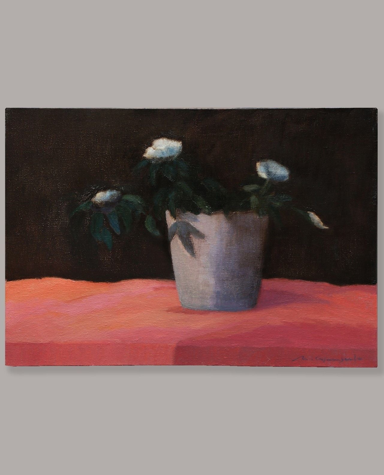 Huile sur toile par Montse Casacuberta (Née en 1959)