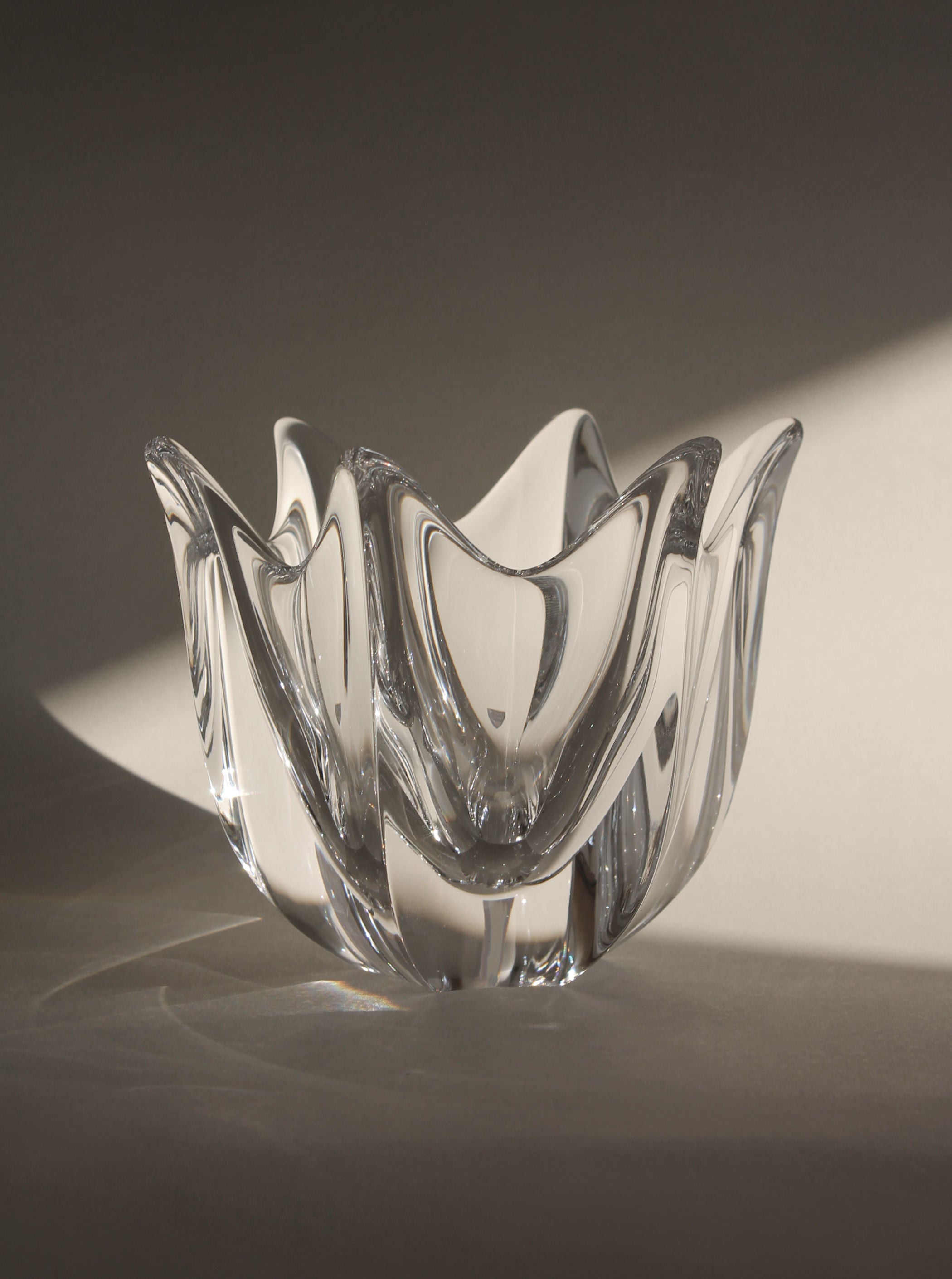 Jan Johansson Clear Crystal "Belle" Bowl