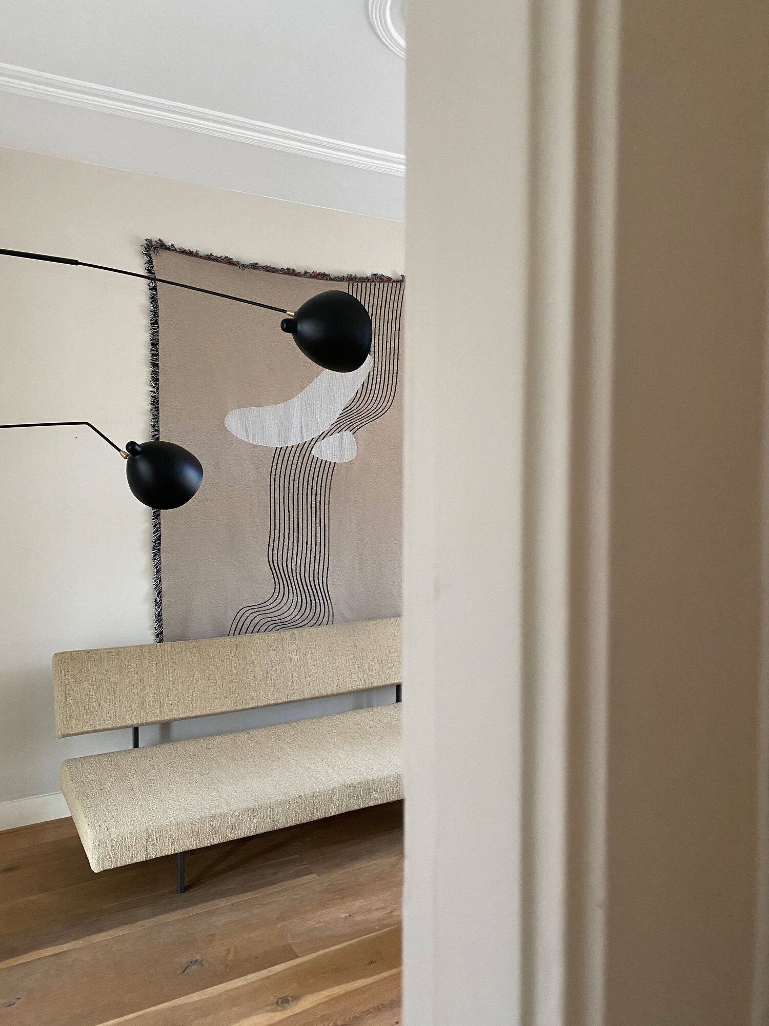 Cayuga Jacquard throw featuring intricate diamond pattern in rich blue tones