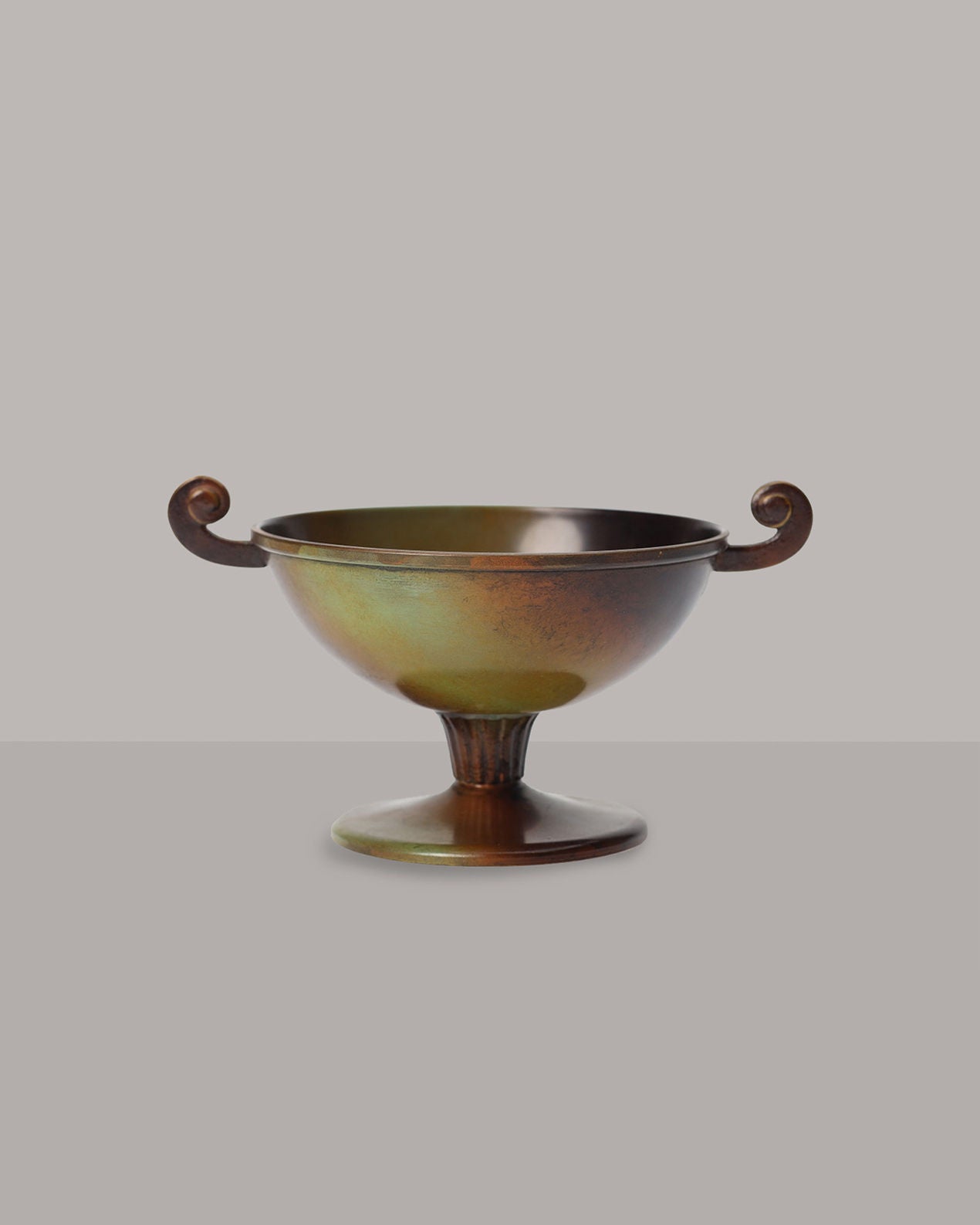 Small Tazza by Carl-Einar Borgström for Ystad Brons, Sweden