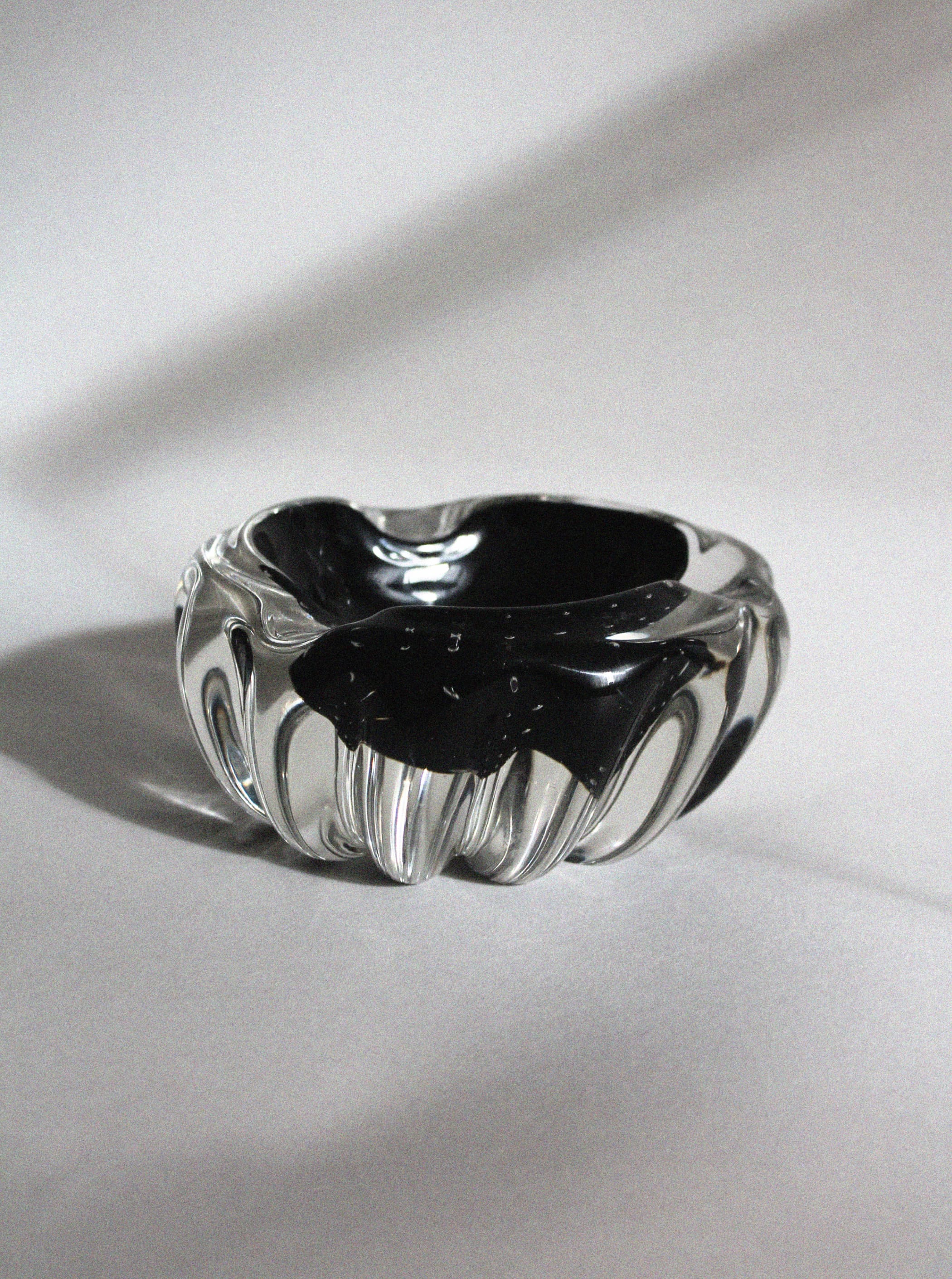 Walter Johansson 60s Crystal Glass Ashtray