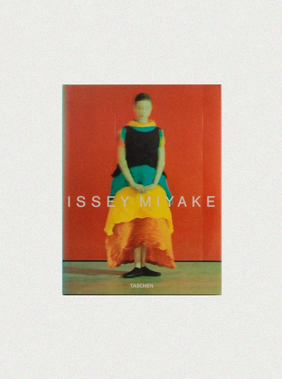 Issey Miyake Vintage Book cover with bold typography and colorful design