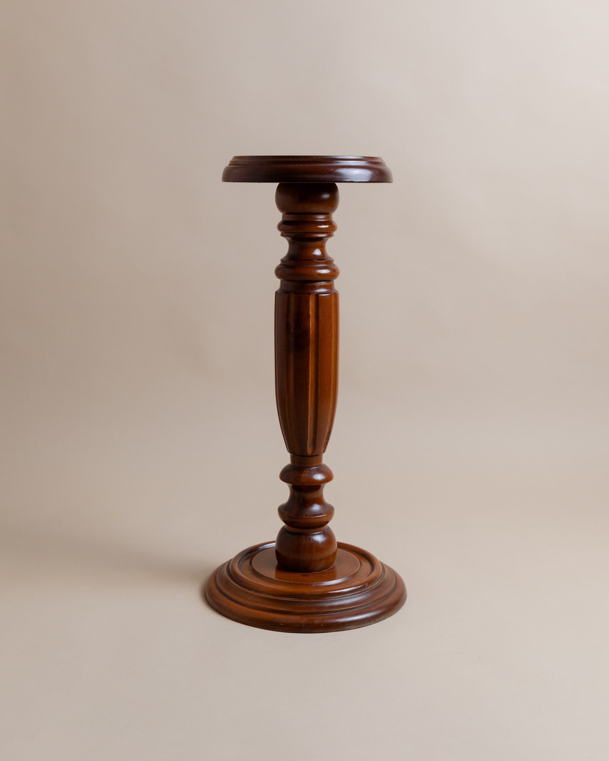 Wooden Stand, Column, Italy 1960s,